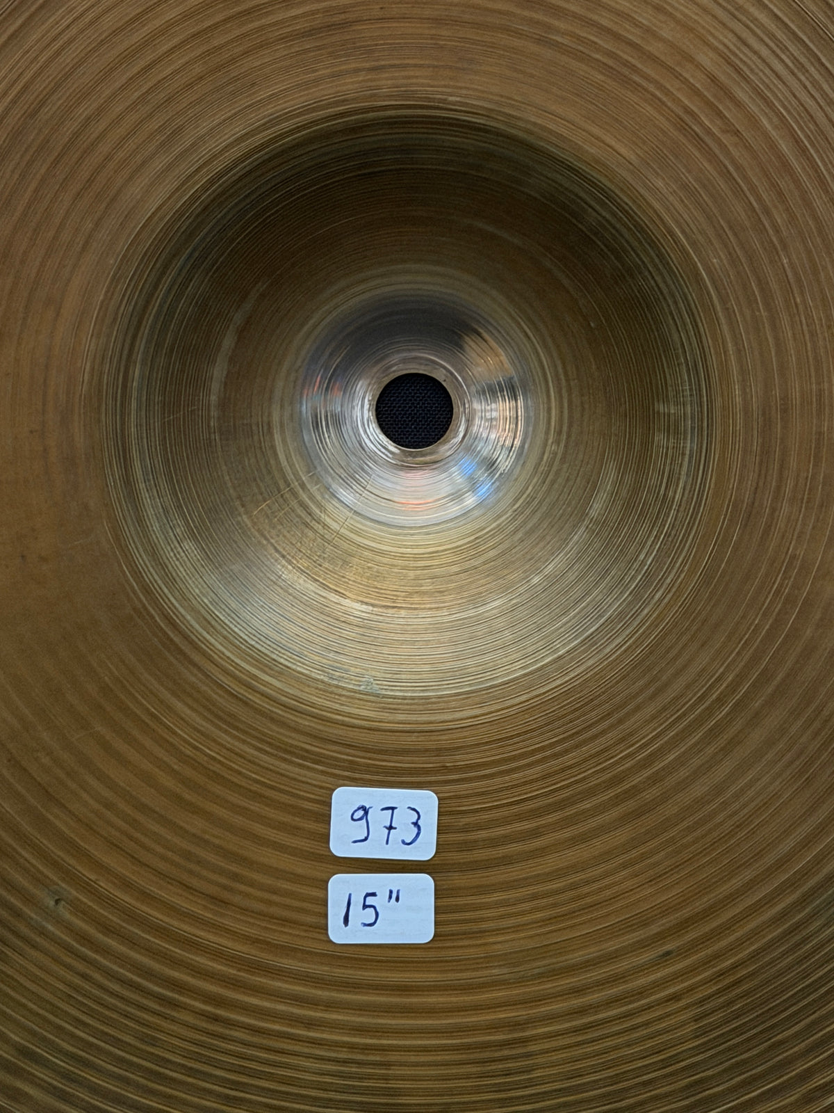 15" Zildjian Avedis Hi-Hat set 1007 - 973 grams from 1960's