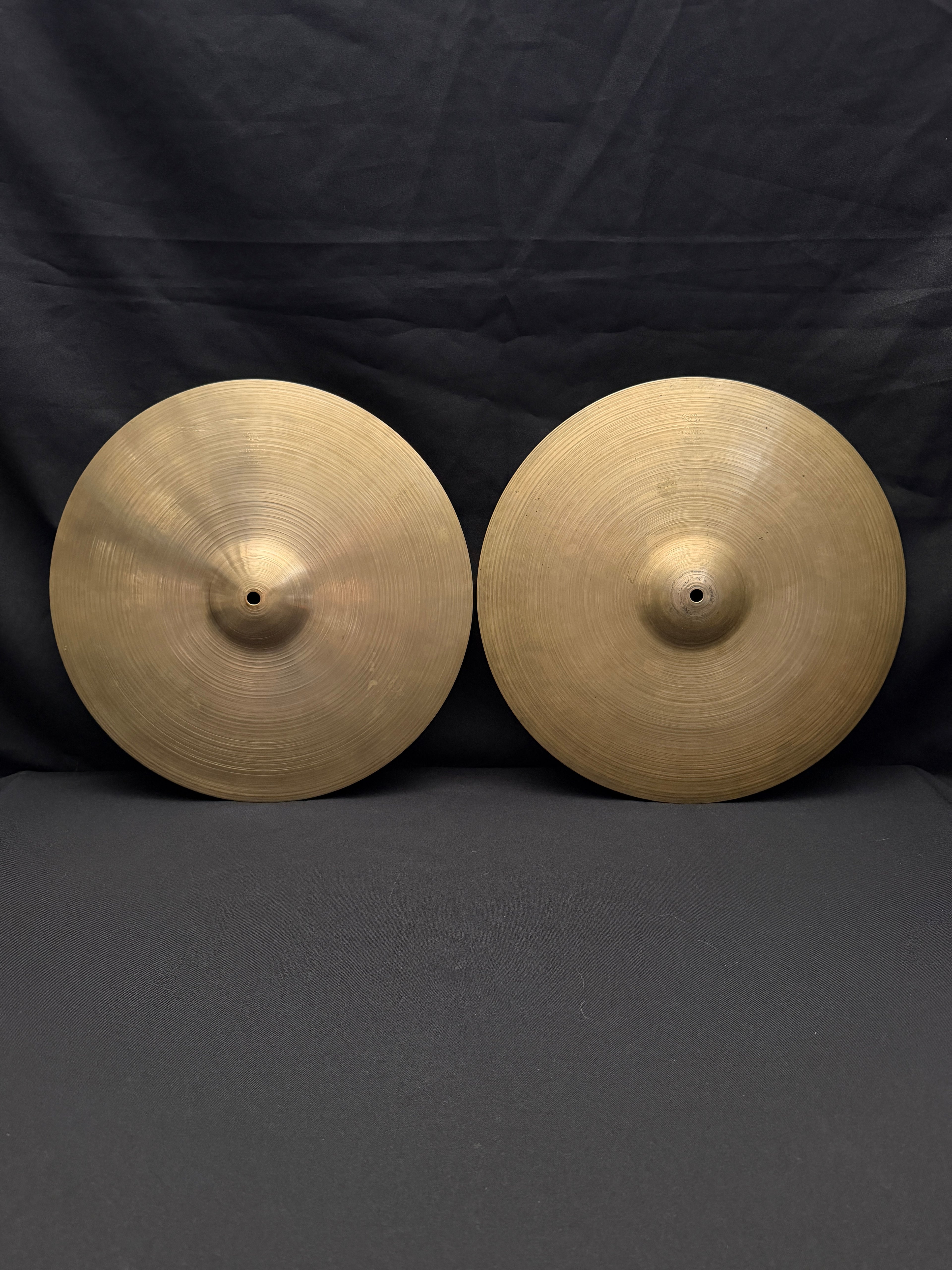 15" Zildjian Avedis Hi-Hat set 952 - 906 grams from 1950's