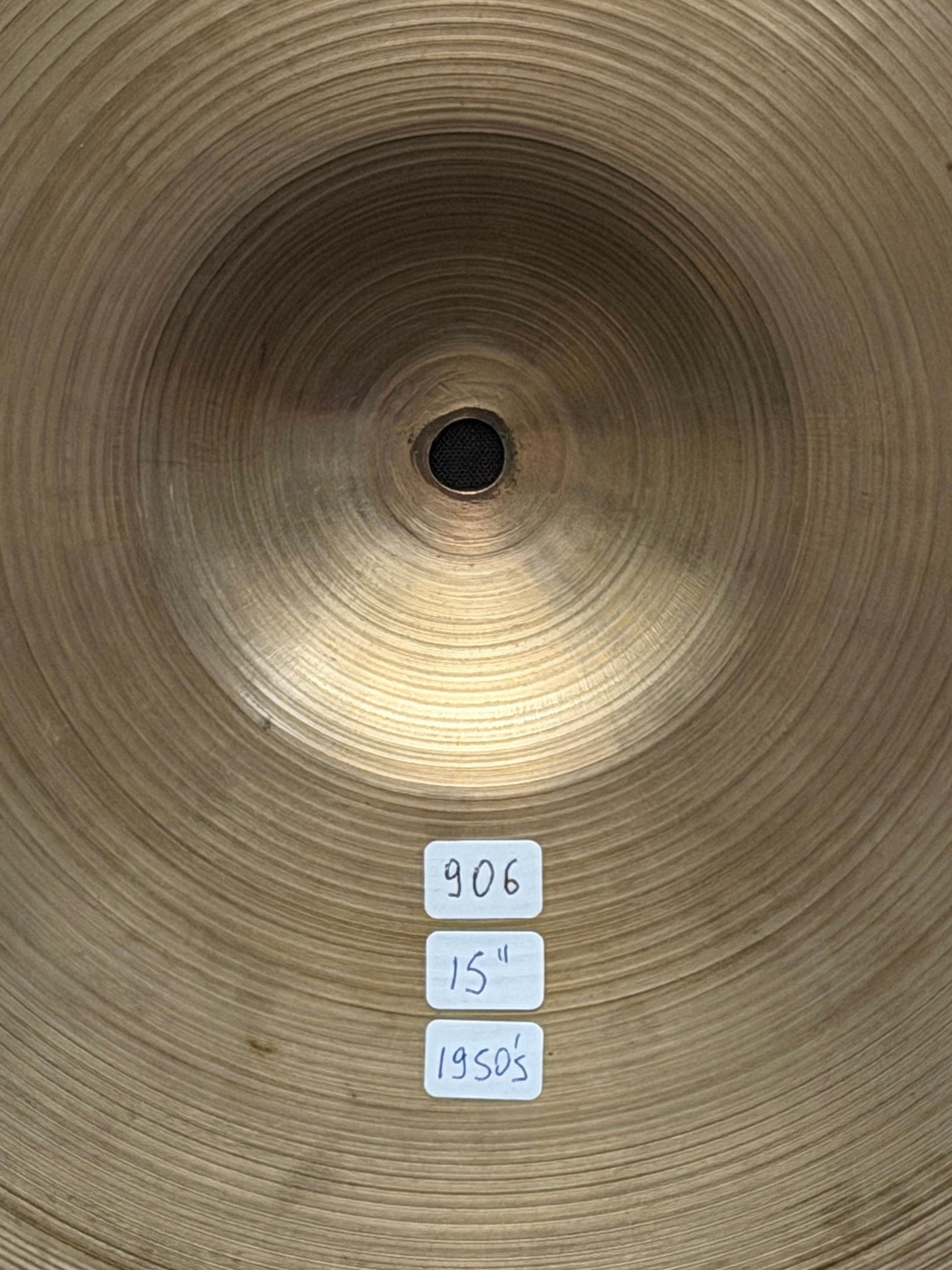 15" Zildjian Avedis Hi-Hat set 952 - 906 grams from 1950's