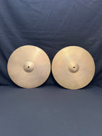 15" Zildjian Avedis Trans Stamp Hi-Hat from 1940's-1950's 769-747 grams