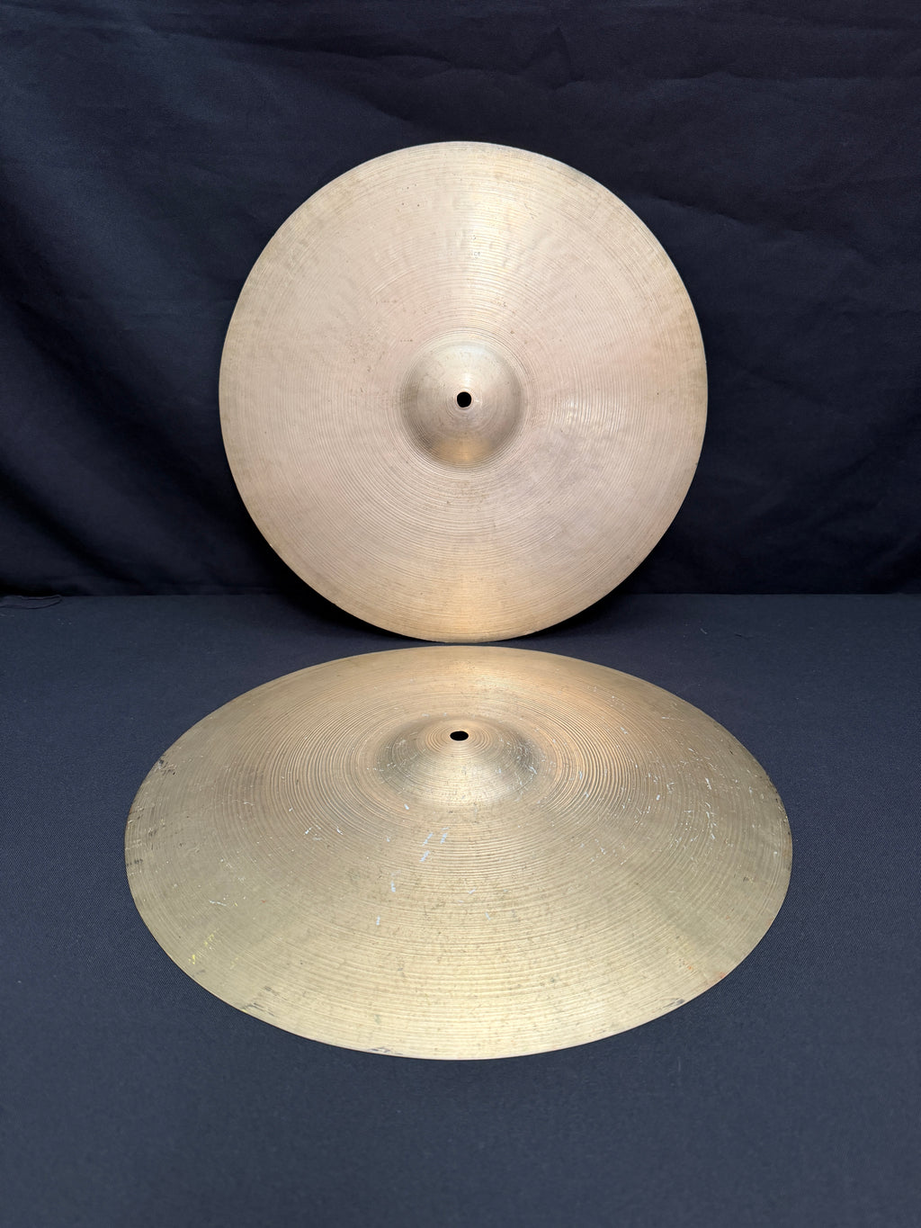 15" Zildjian Avedis Trans Stamp Hi-Hat from 1940's-1950's 769-747 grams