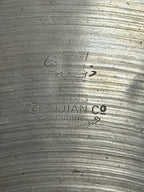15" Zildjian Avedis Trans Stamp Hi-Hat from 1940's-1950's 769-747 grams
