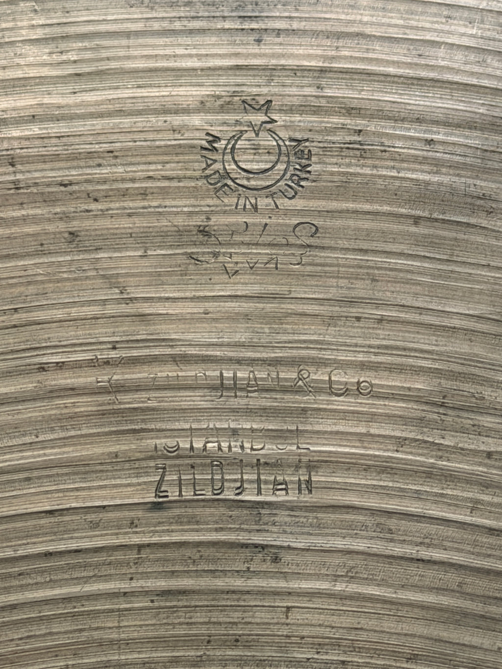 15" Zildjian K Istanbul Hi-Hat Intermediate Stamp 1088-925 grams