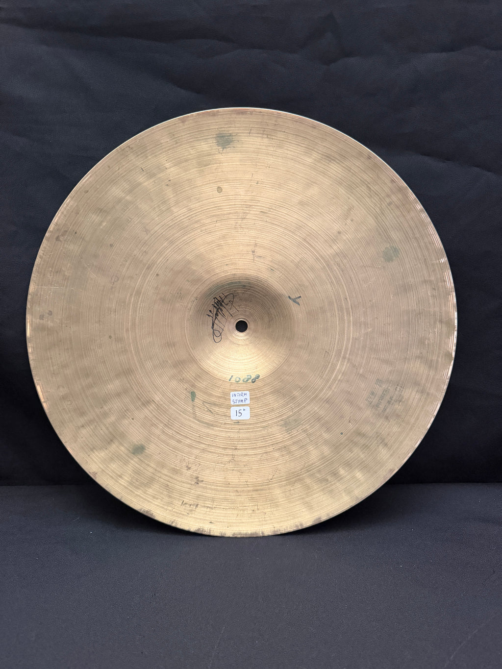 15" Zildjian K Istanbul Hi-Hat Intermediate Stamp 1088-925 grams