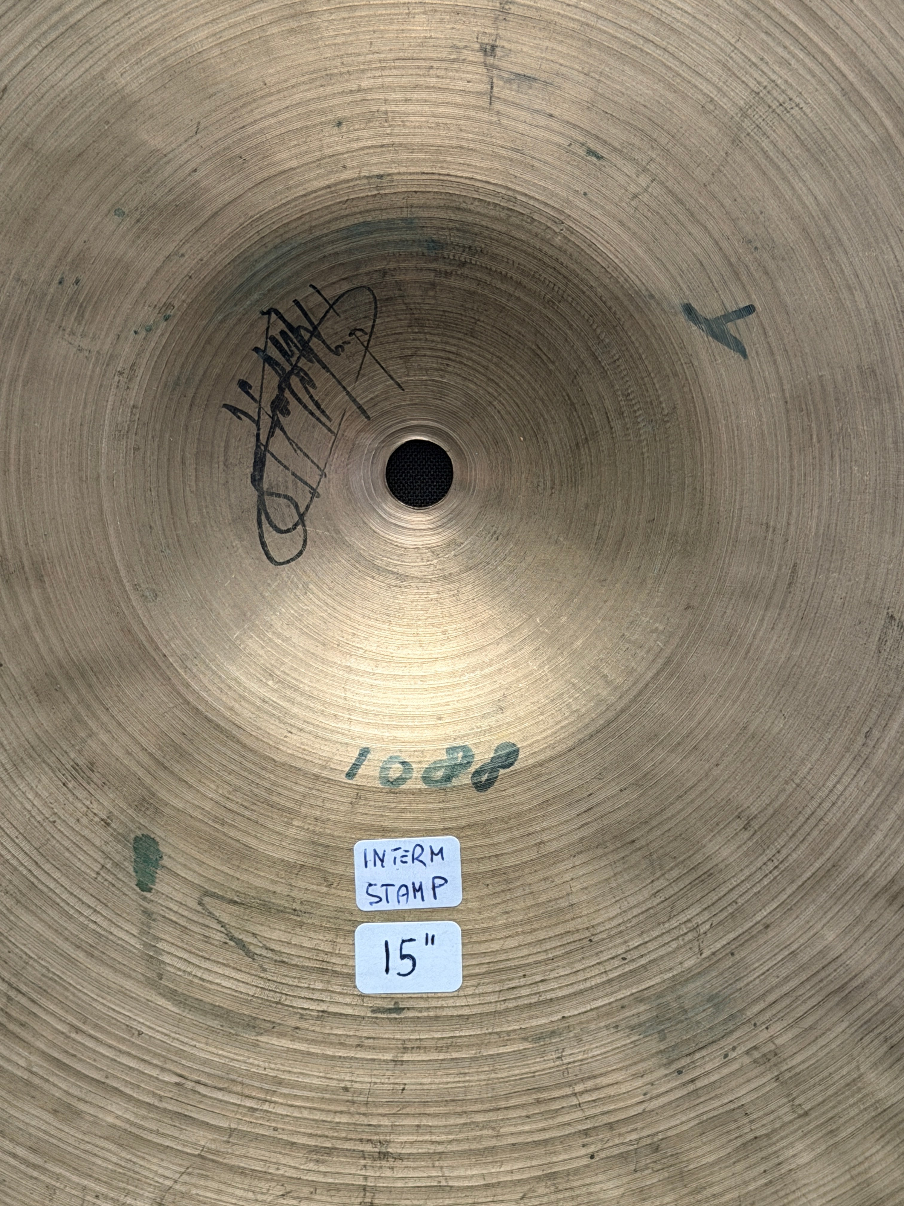 15" Zildjian K Istanbul Hi-Hat Intermediate Stamp 1088-925 grams