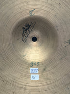 15" Zildjian K Istanbul Hi-Hat Intermediate Stamp 1088-925 grams