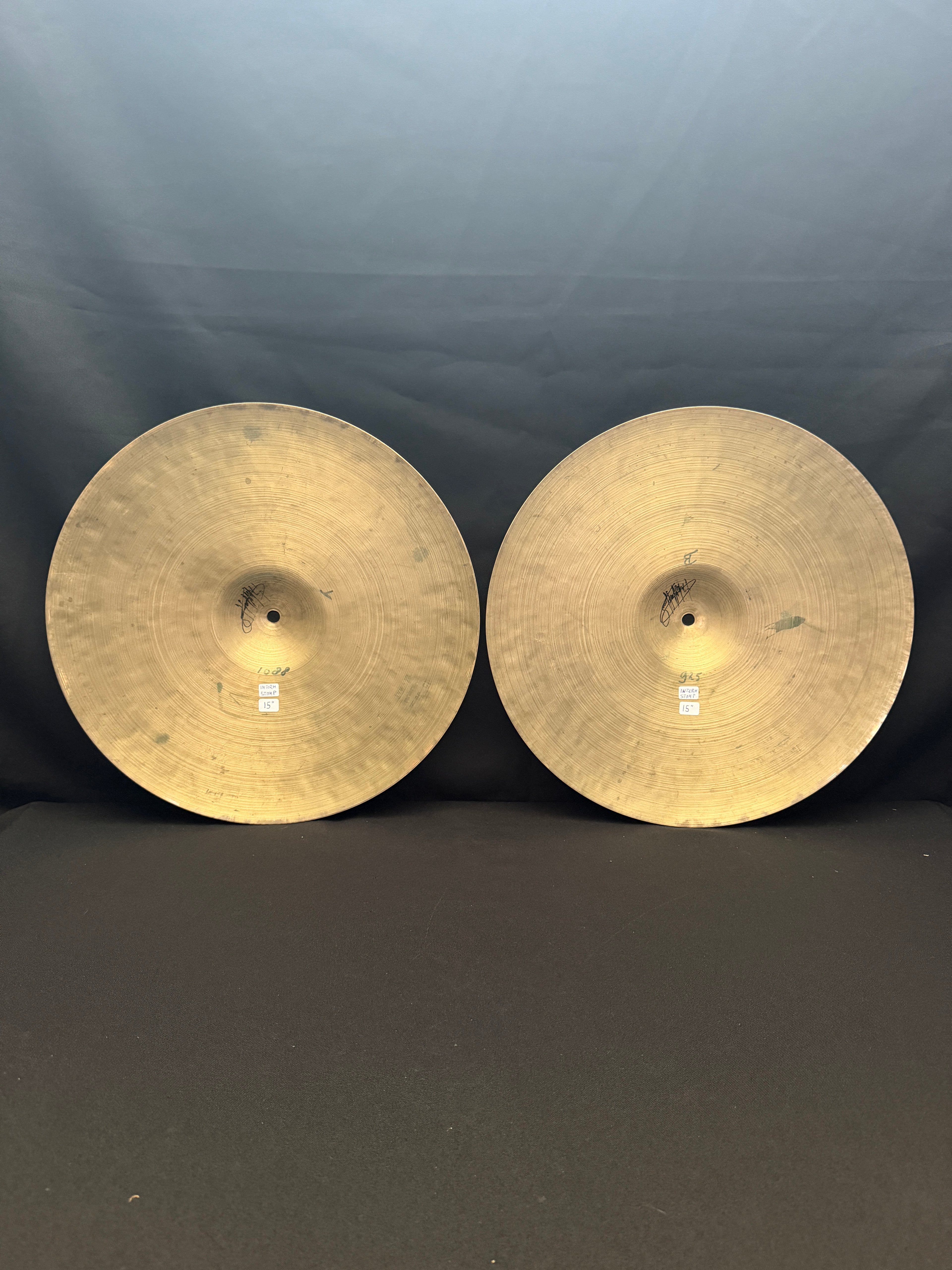 15" Zildjian K Istanbul Hi-Hat Intermediate Stamp 1088-925 grams