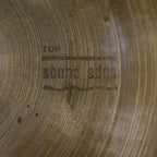 15" Paiste 2002 Sound Edge Hi-Hat black logo from 1974