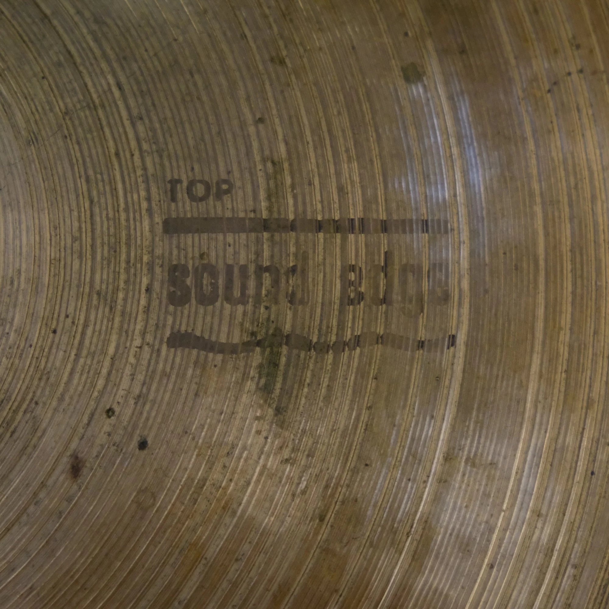 15" Paiste 2002 Sound Edge Hi-Hat black logo from 1974