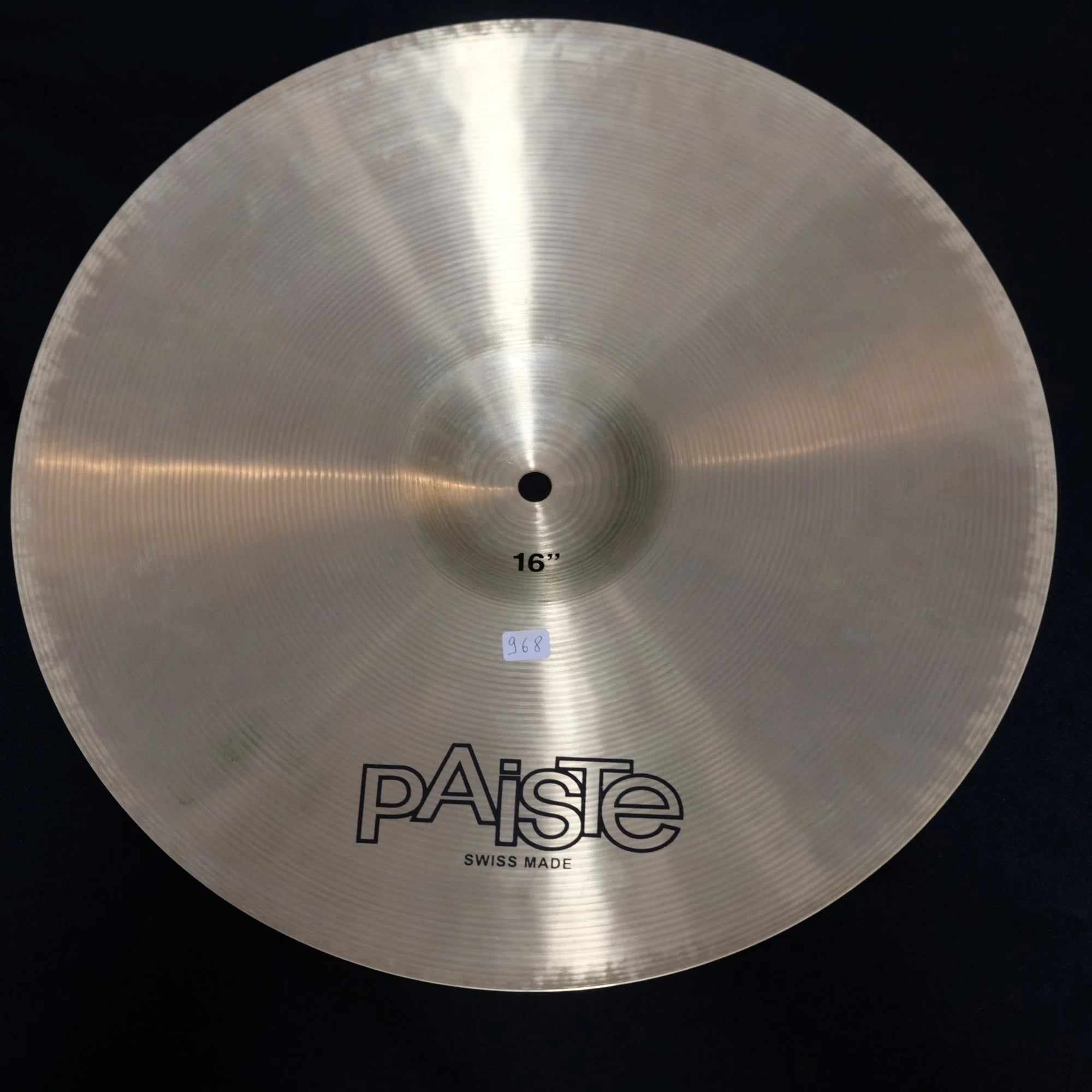 16" Paiste 602 Thin Crash 968 grams from 2011