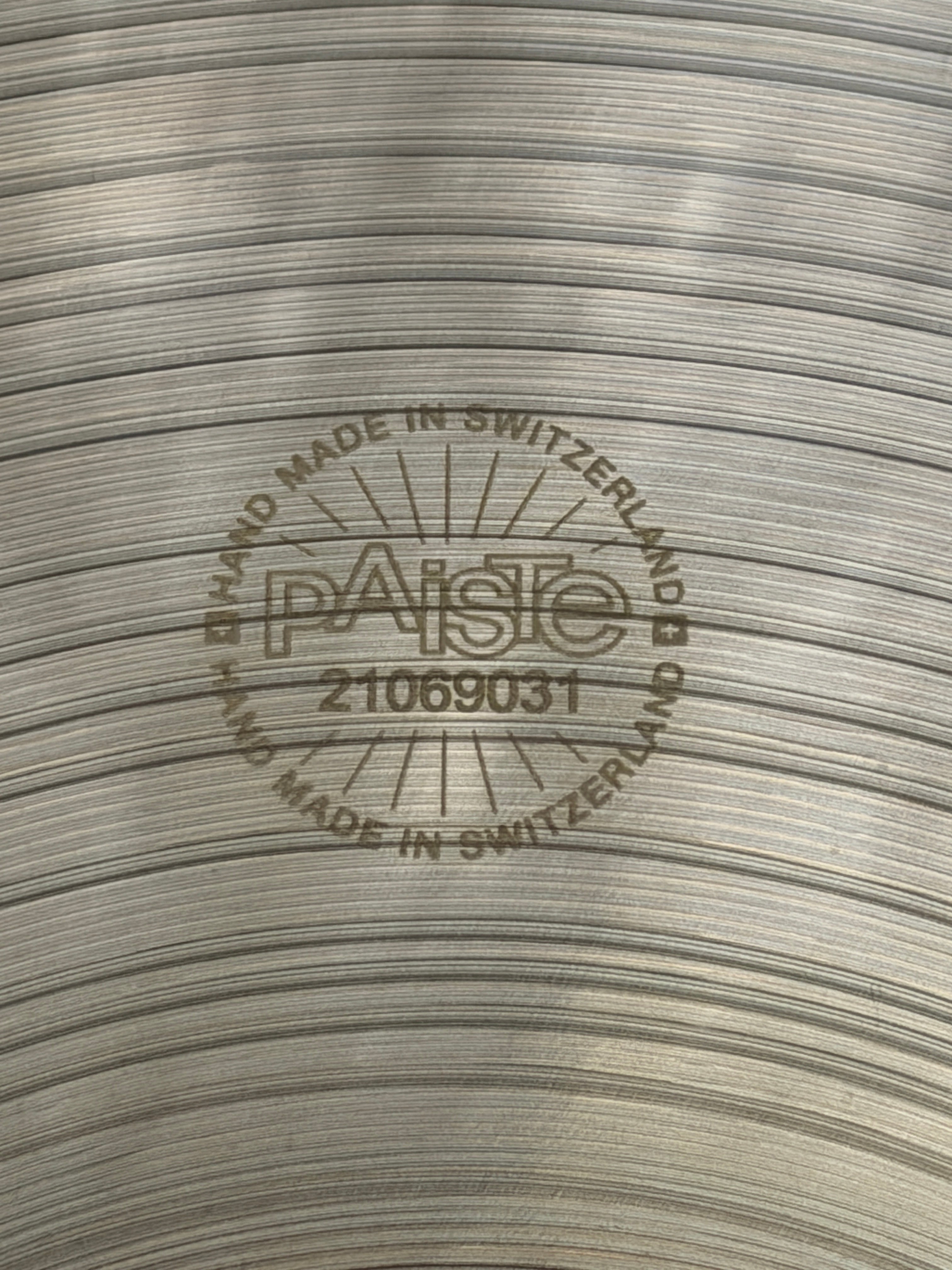 16" Paiste Masters Dark Crash 952 grams from 2021