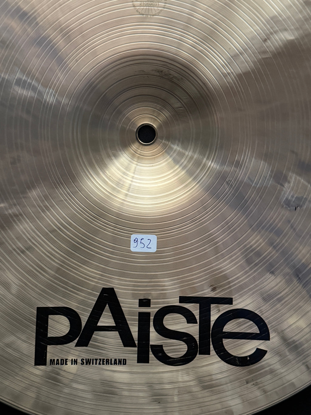 16" Paiste Masters Dark Crash 952 grams from 2021