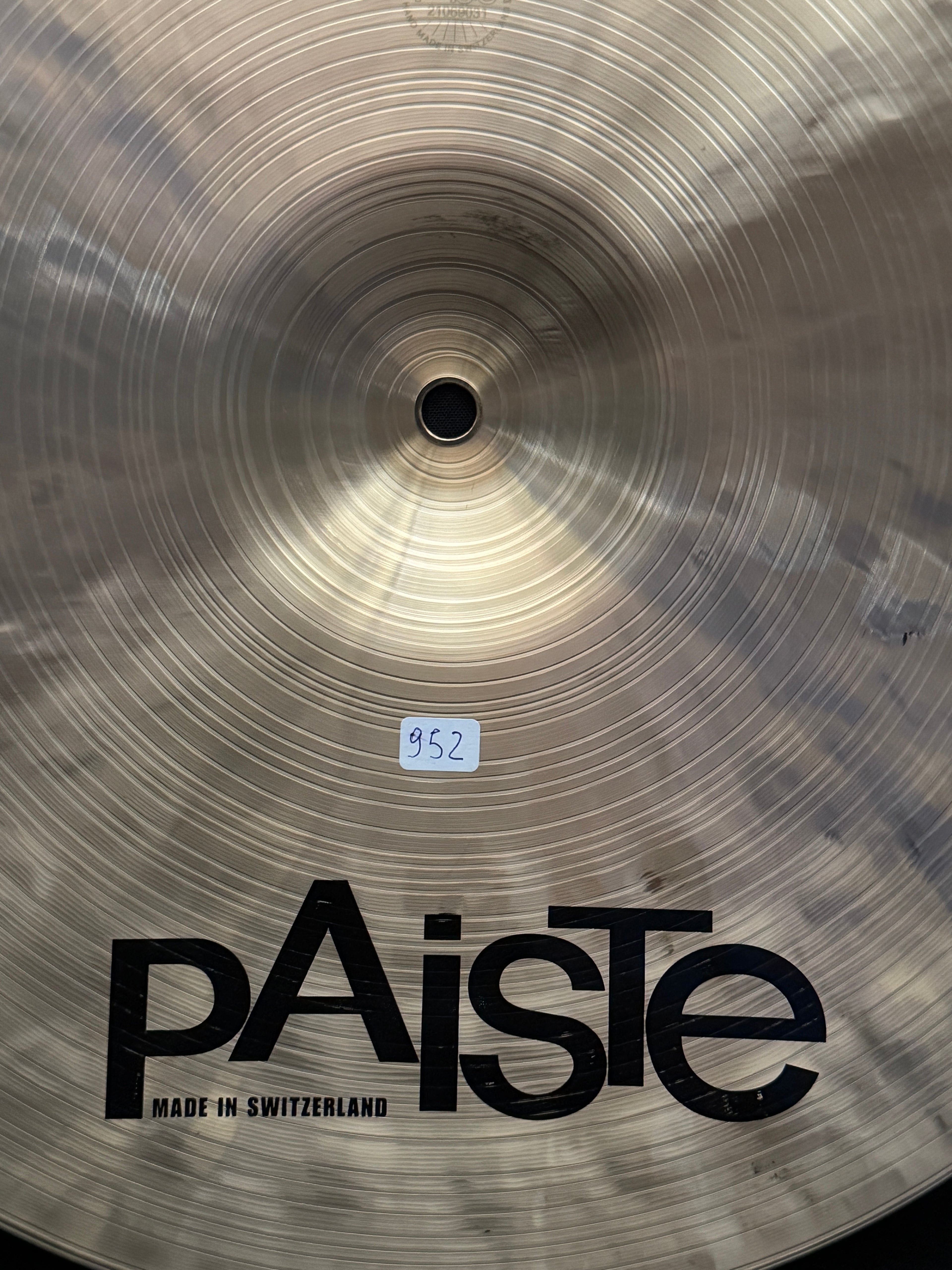 16" Paiste Masters Dark Crash 952 grams from 2021