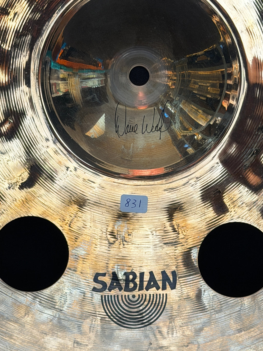 16" Sabian HHX Evolution O-Zone Crash 831 grams