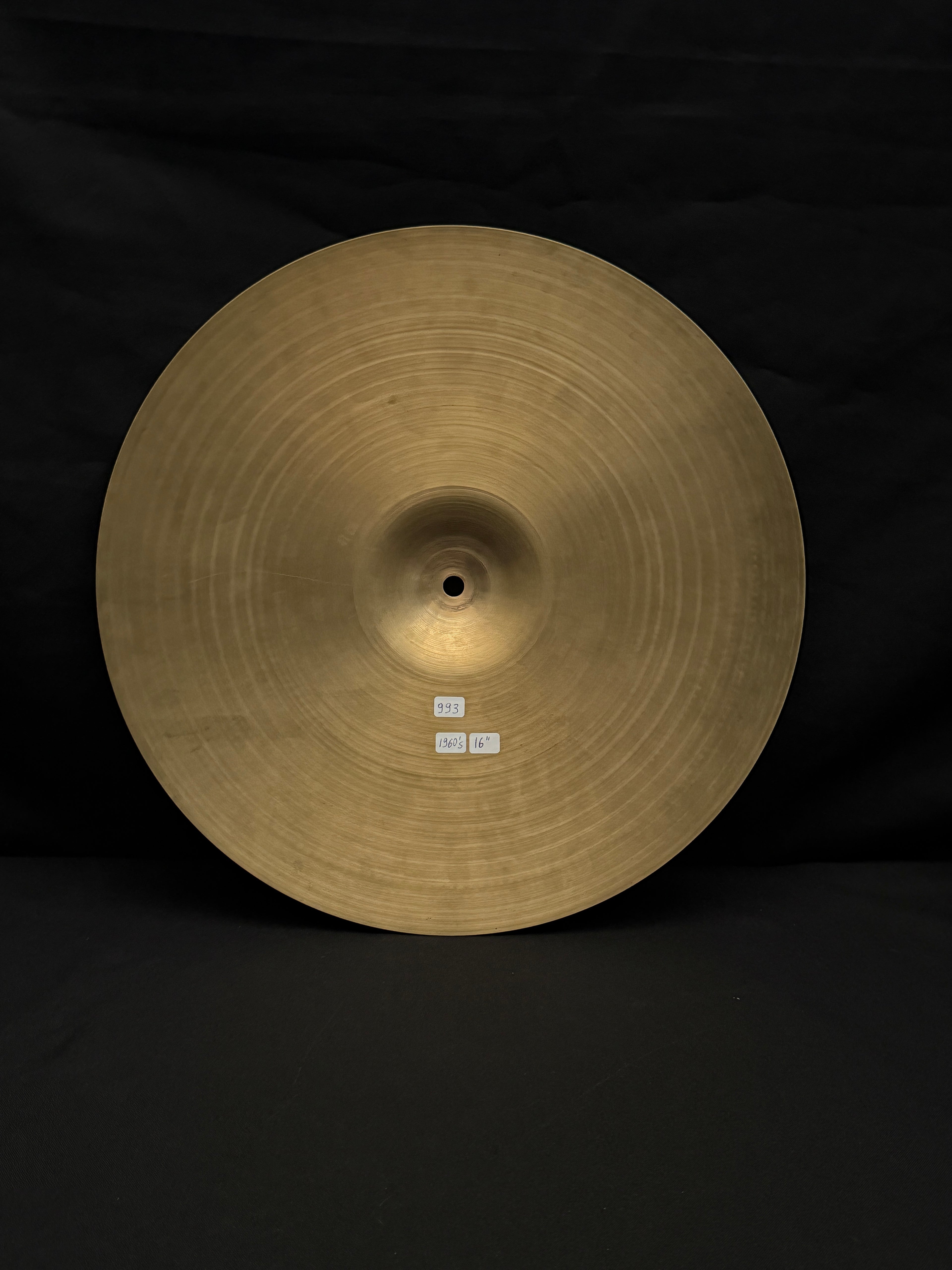 16" Zildjian Avedis Crash 993 grams from 1960's