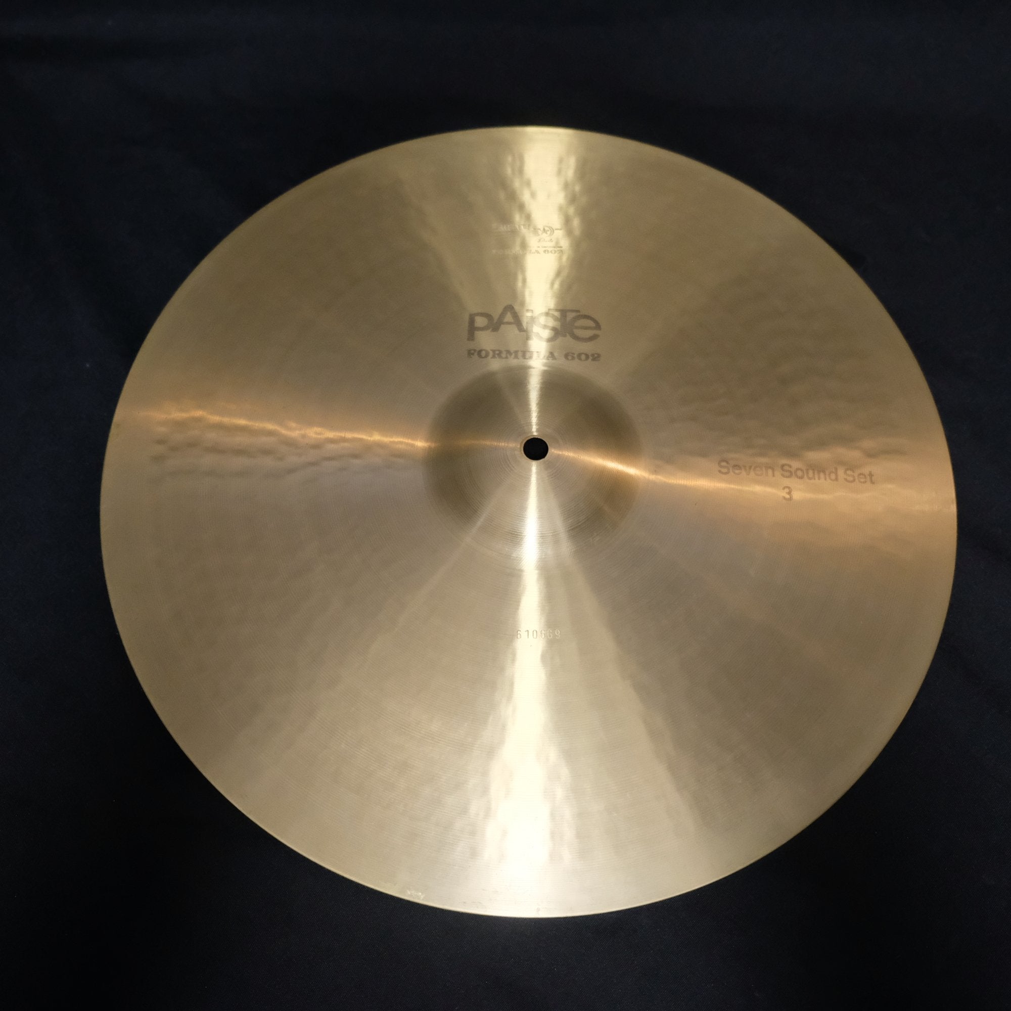 17" Paiste 602 Seven Sound Set 3 Bright Ride 1918 grams from 1976