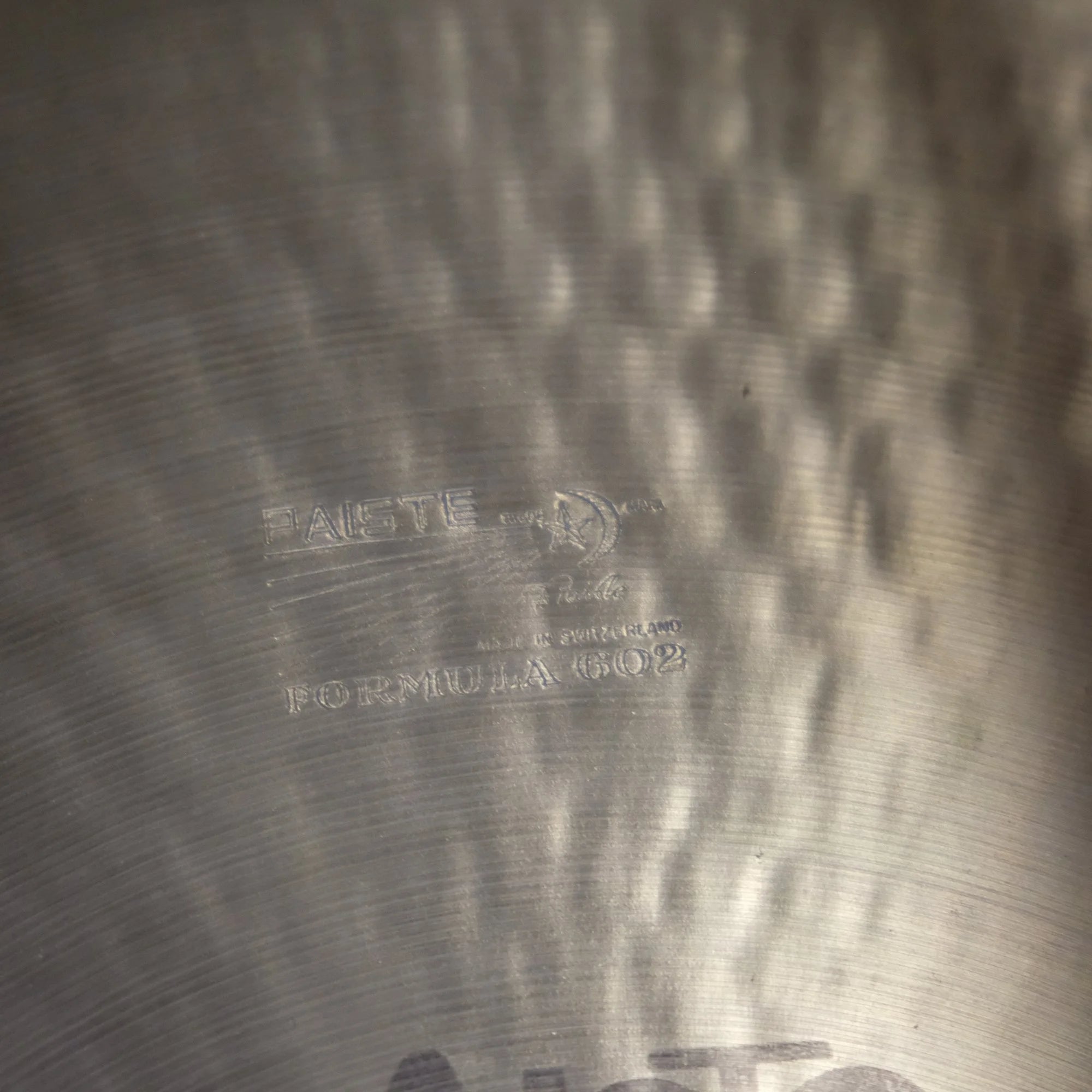 17" Paiste 602 Seven Sound Set 3 Bright Ride 1918 grams from 1976