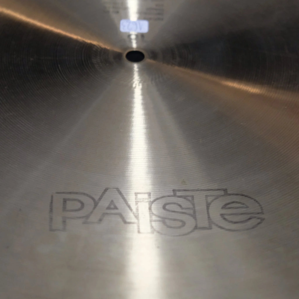 18" Paiste 602 Flat Ride Medium 1623 grams black logo from 1973