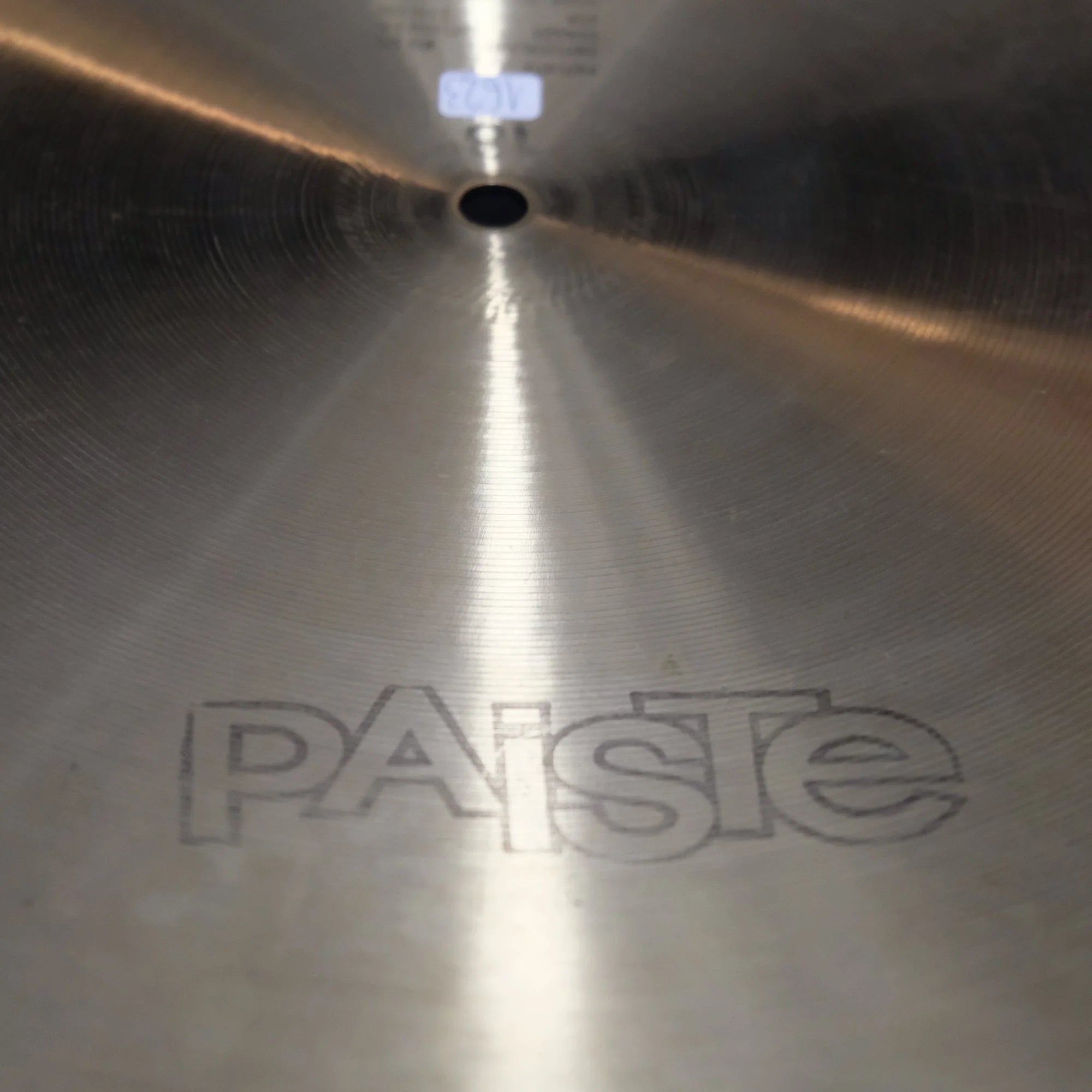 18" Paiste 602 Flat Ride Medium 1623 grams black logo from 1973
