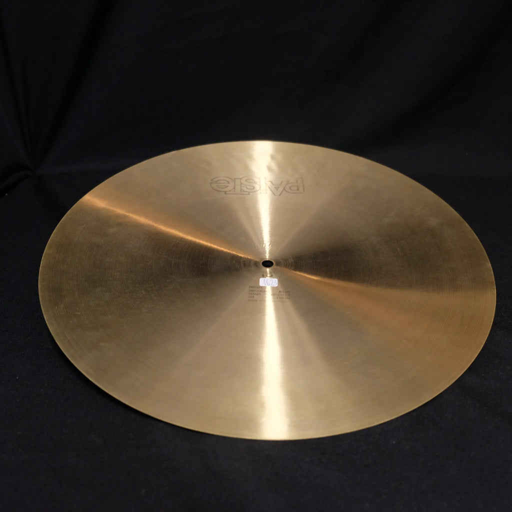 18" Paiste 602 Flat Ride Medium 1623 grams black logo from 1973