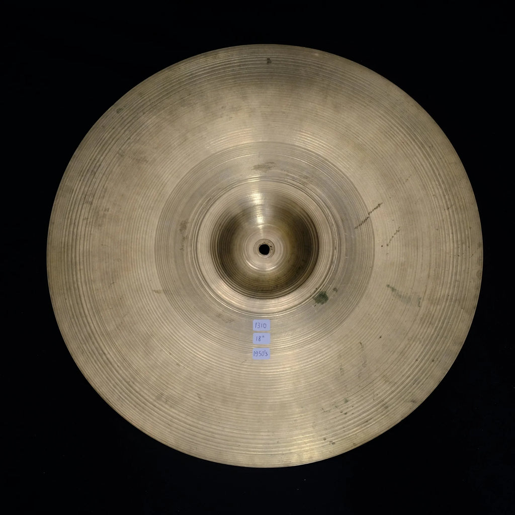 18" Zildjian Thin Crash 1310 grams from 1950's