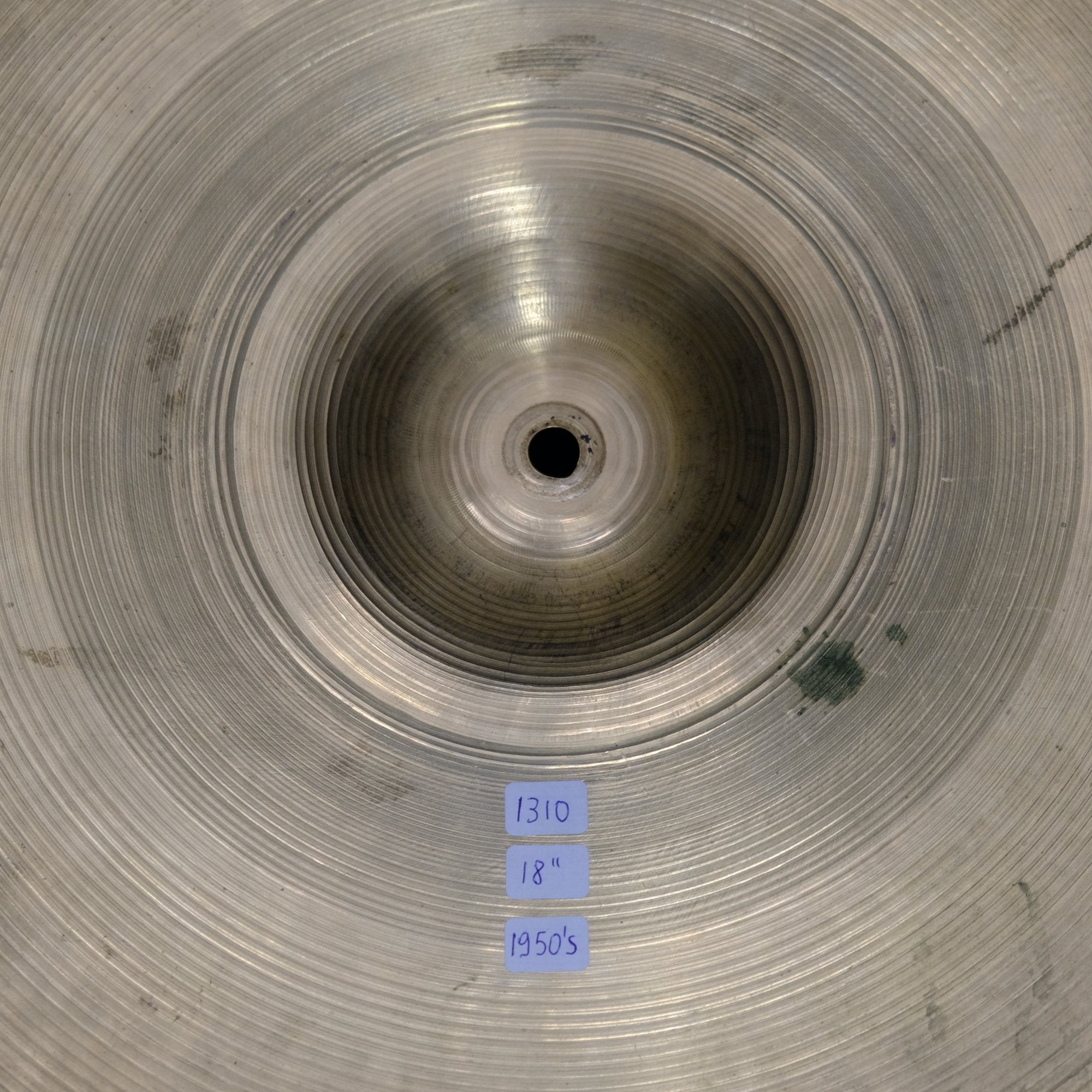 18" Zildjian Thin Crash 1310 grams from 1950's