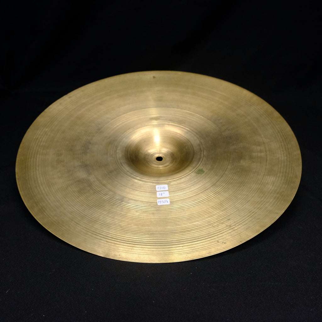 18" Zildjian Thin Crash 1310 grams from 1950's