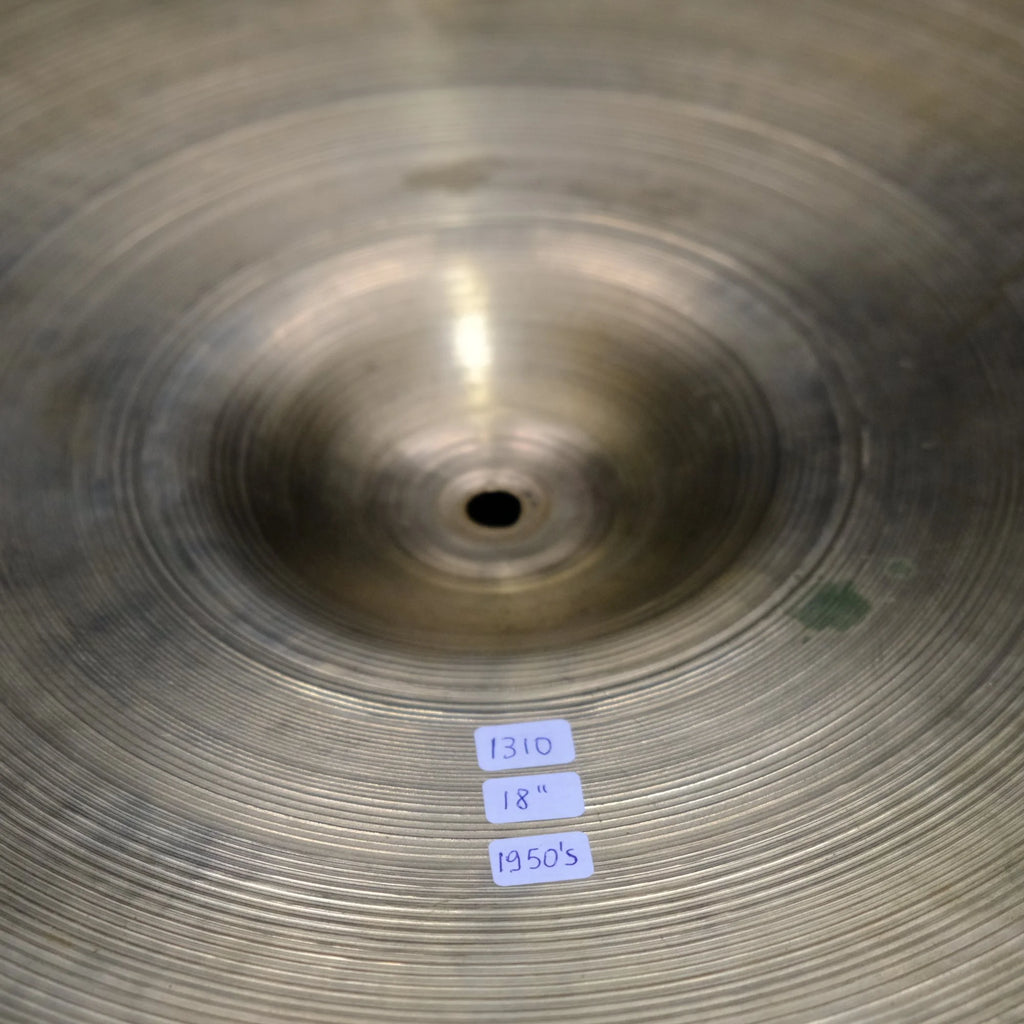 18" Zildjian Thin Crash 1310 grams from 1950's