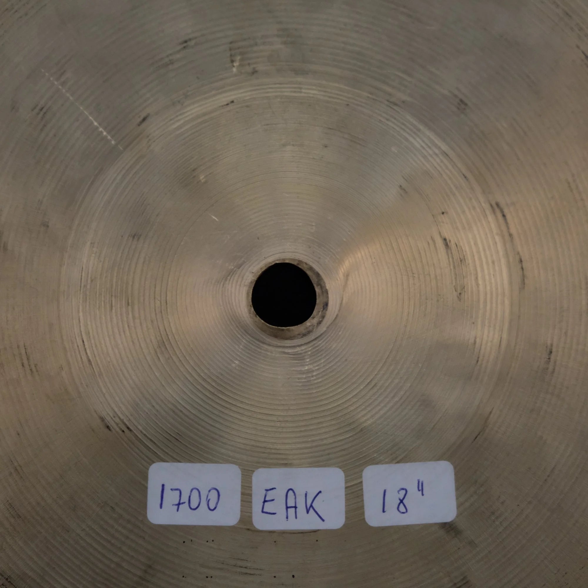 18" Zildjian EAK Flat Top Ride 1700 grams