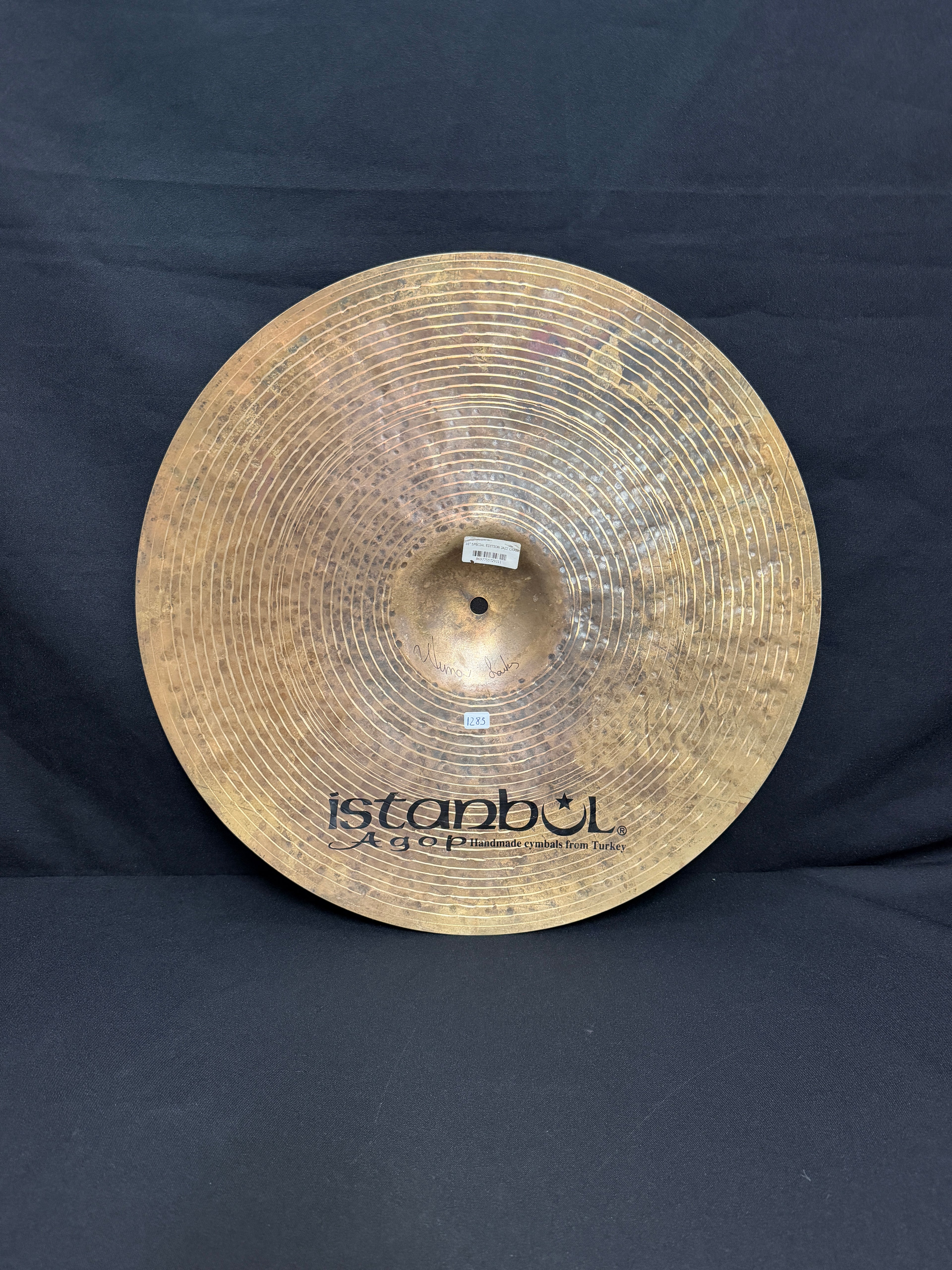 18" Istanbul Agop Crash Special Edition Jazz Crash 1285 grams