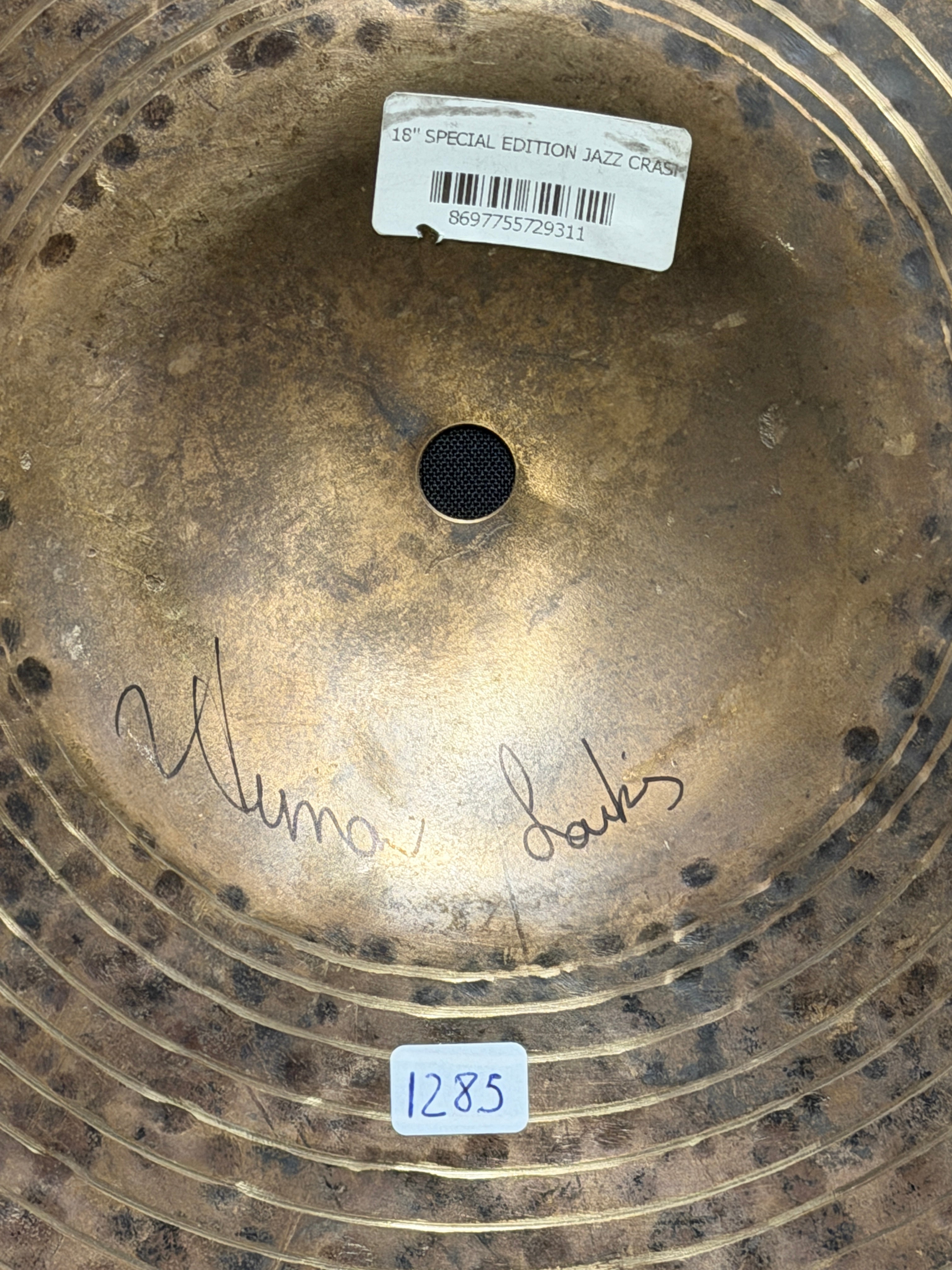 18" Istanbul Agop Crash Special Edition Jazz Crash 1285 grams