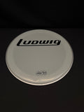 18" Ludwig LW4218-B Weather Master Block Logo Smooth Resonant Bass Drum Head