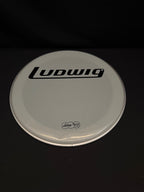 18" Ludwig LW4218-B Weather Master Block Logo Smooth Resonant Bass Drum Head