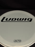 18" Ludwig LW4218-B Weather Master Block Logo Smooth Resonant Bass Drum Head