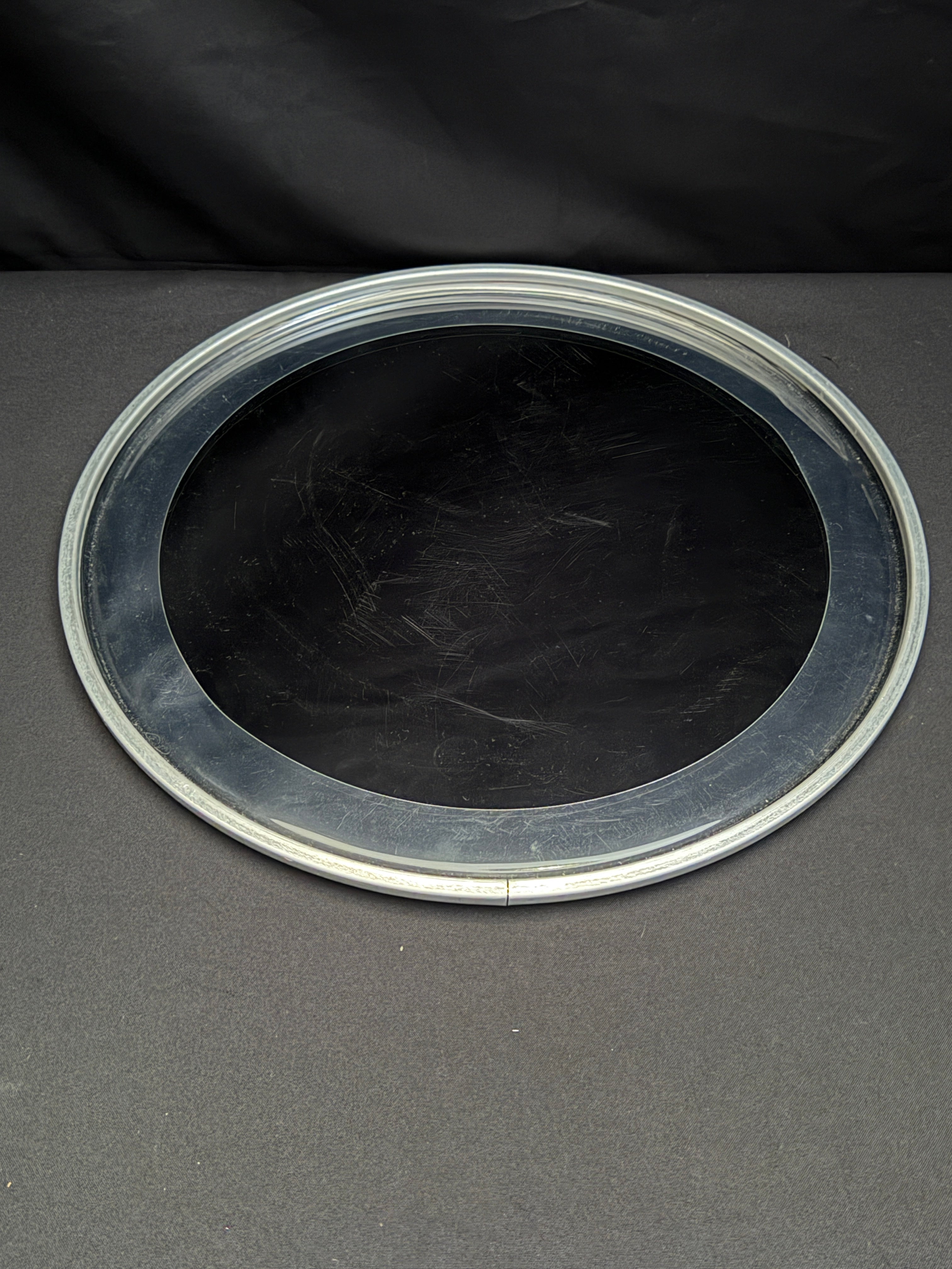 18" Ludwig LW4218 Black Weather Master Block Logo Smooth Resonant Bass Drum Head