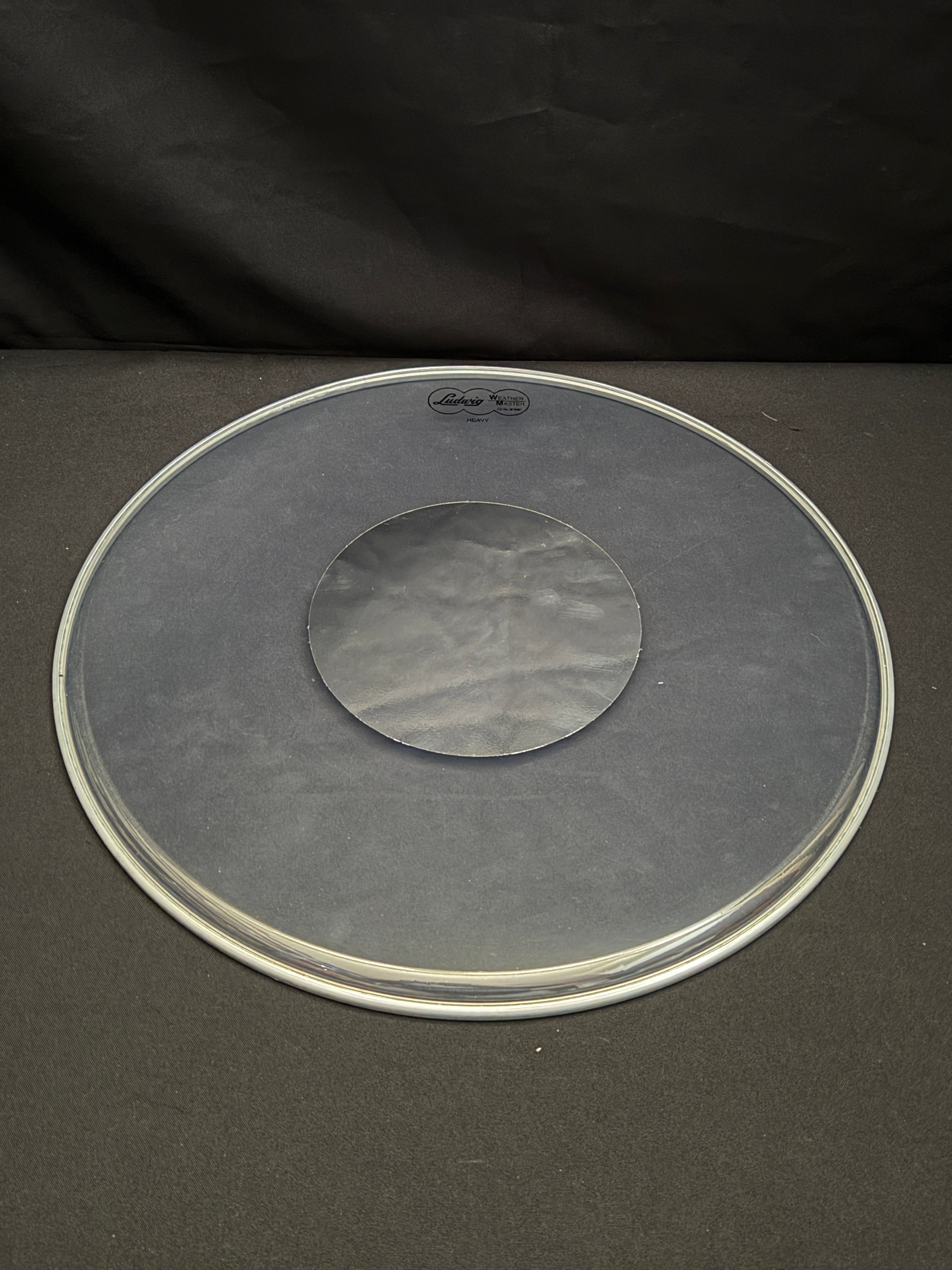 18" Ludwig LW6118 Weather Master Heavy Silver Dot Batter Drum Head