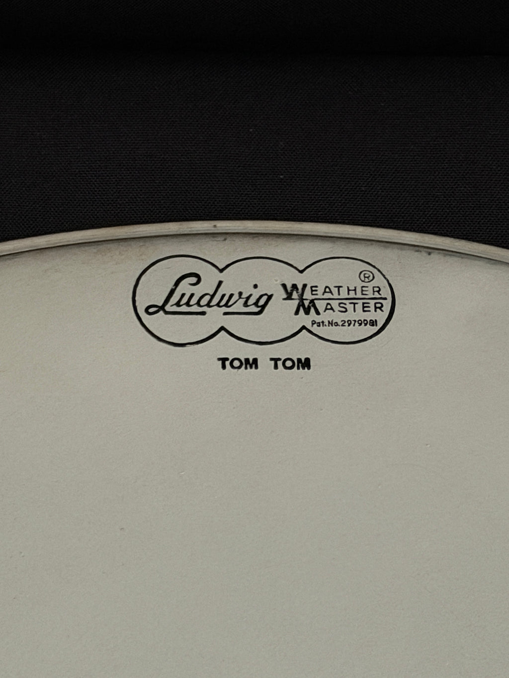 18" Ludwig Tom Tom Weather Master coated drum head NOS from 1960's