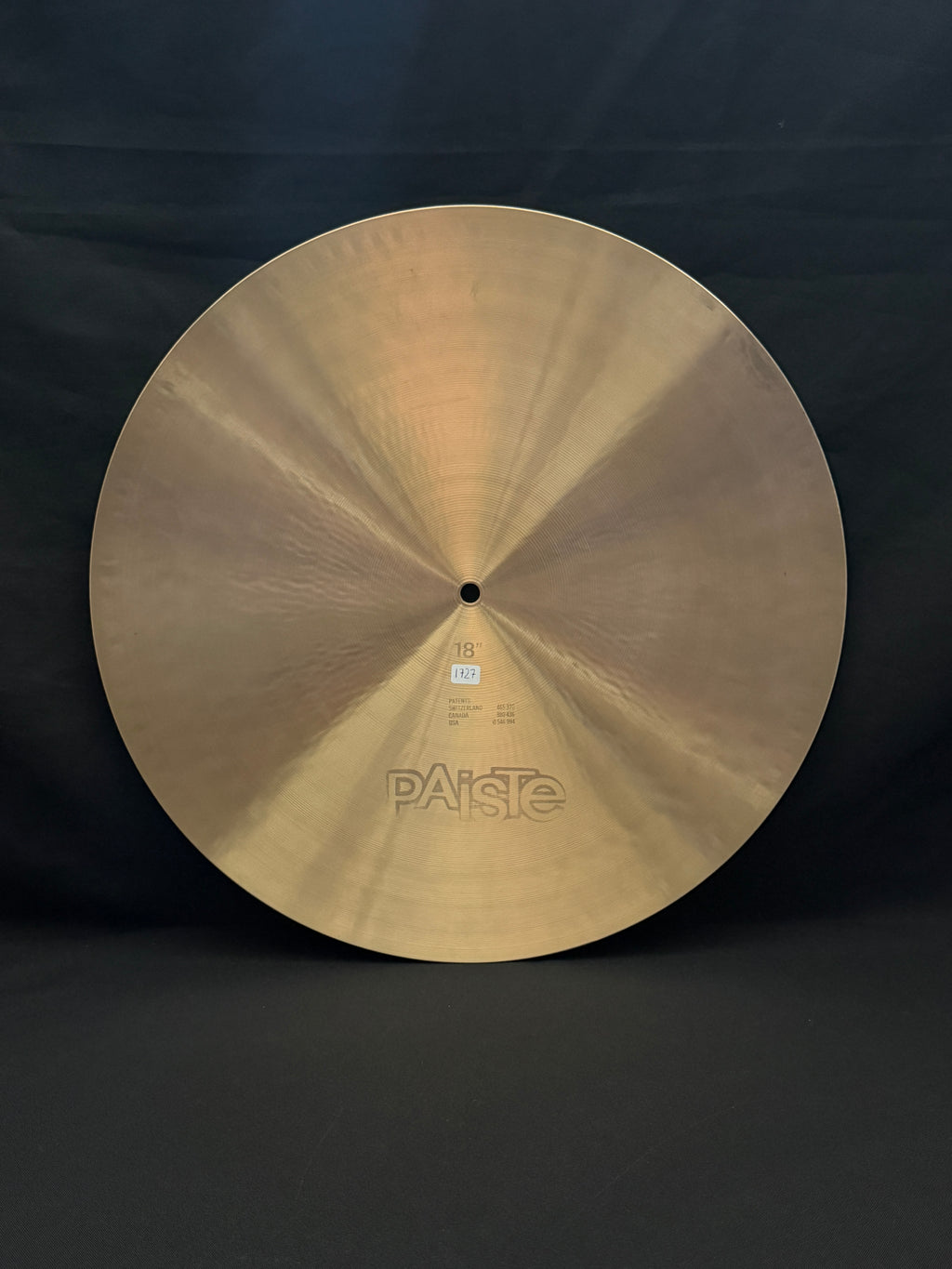 18" Paiste 602 Flat Ride Medium – Seven Sound Set (1976, 1727g)