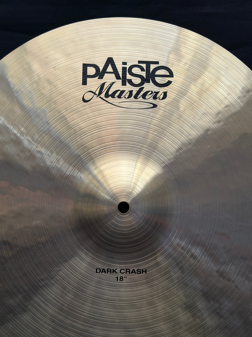 18" Paiste Masters Dark Crash 1300 grams from 2020