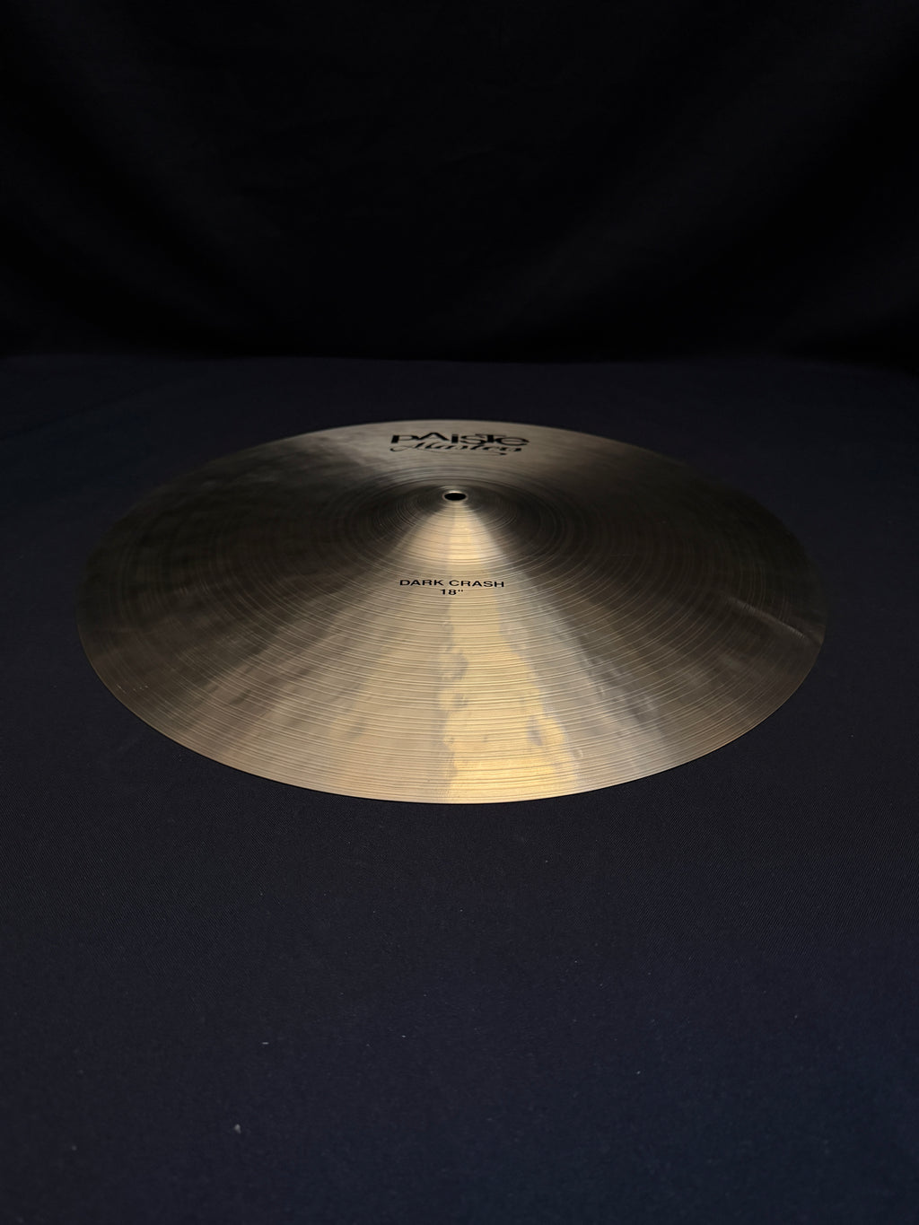 18" Paiste Masters Dark Crash 1300 grams from 2020