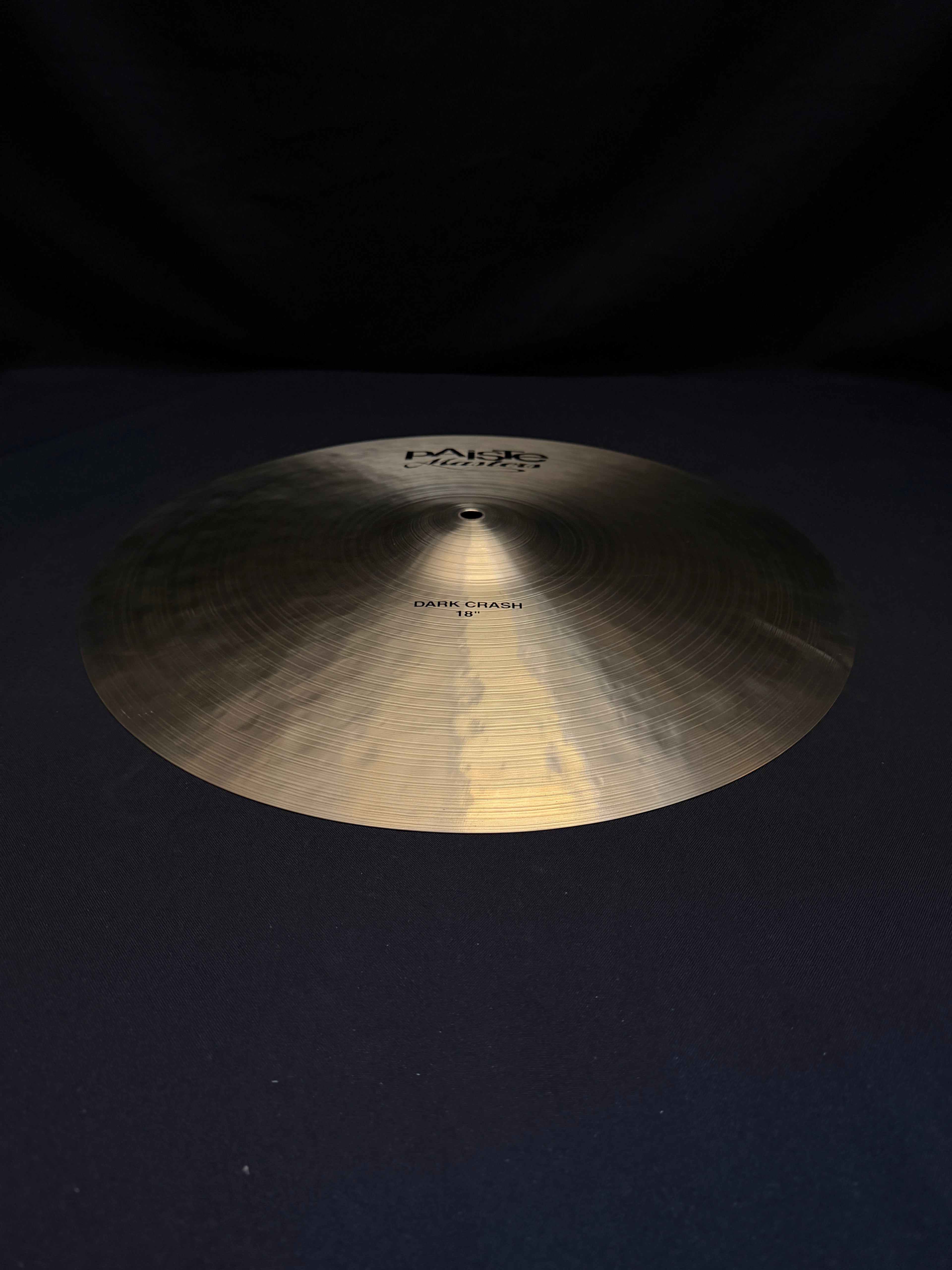 18" Paiste Masters Dark Crash 1300 grams from 2020