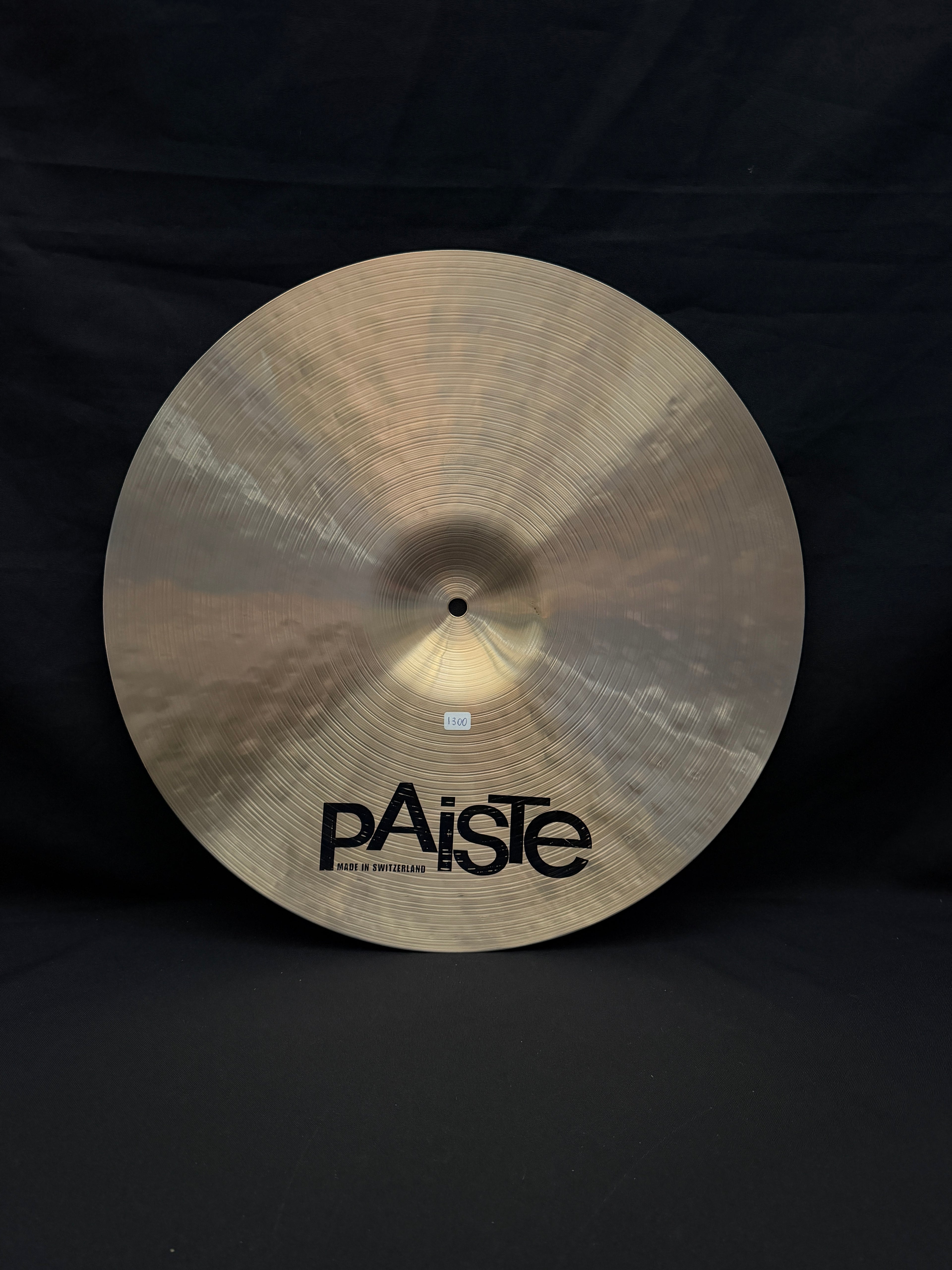 18" Paiste Masters Dark Crash 1300 grams from 2020