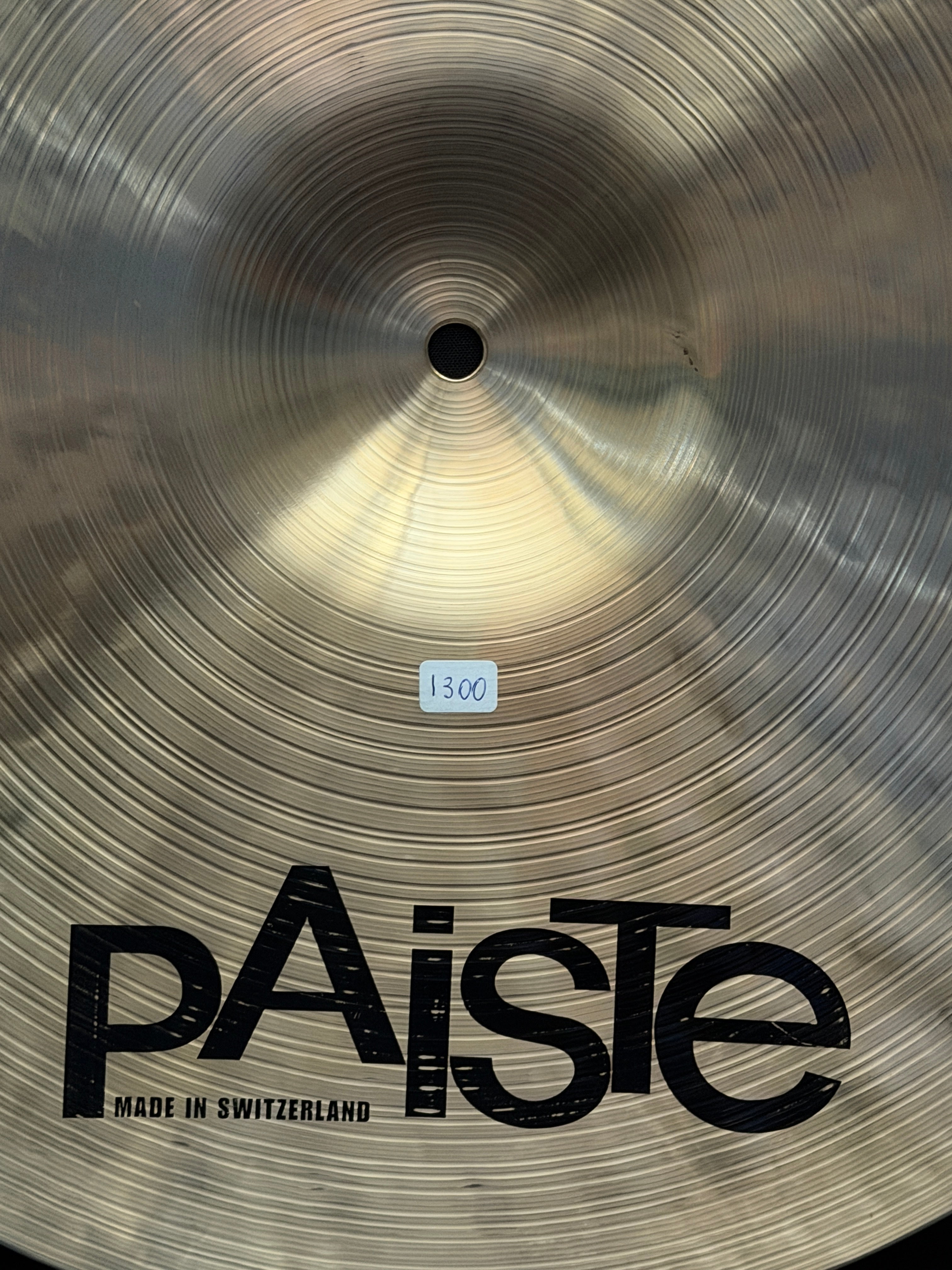 18" Paiste Masters Dark Crash 1300 grams from 2020