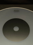 18" Premier Powerplay Black Spot Drum Head model # 2938 from 1978-79 NOS