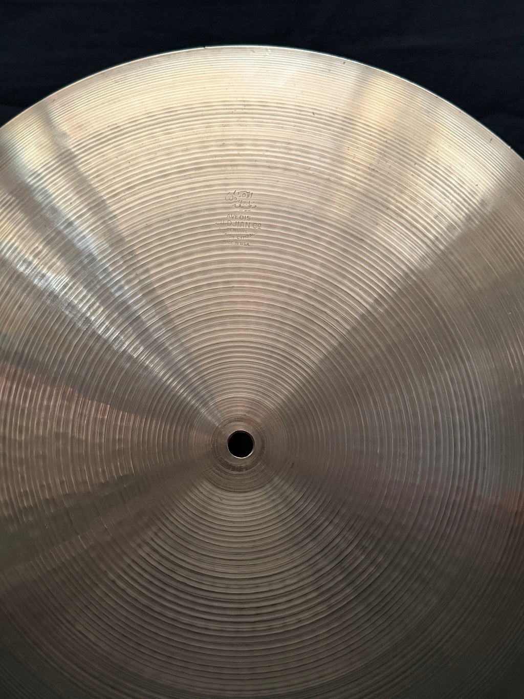 18" Zildjian Avedis Flat Ride 2184 grams from 1978-1982