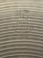 18" Zildjian Avedis Flat Ride 2184 grams from 1978-1982