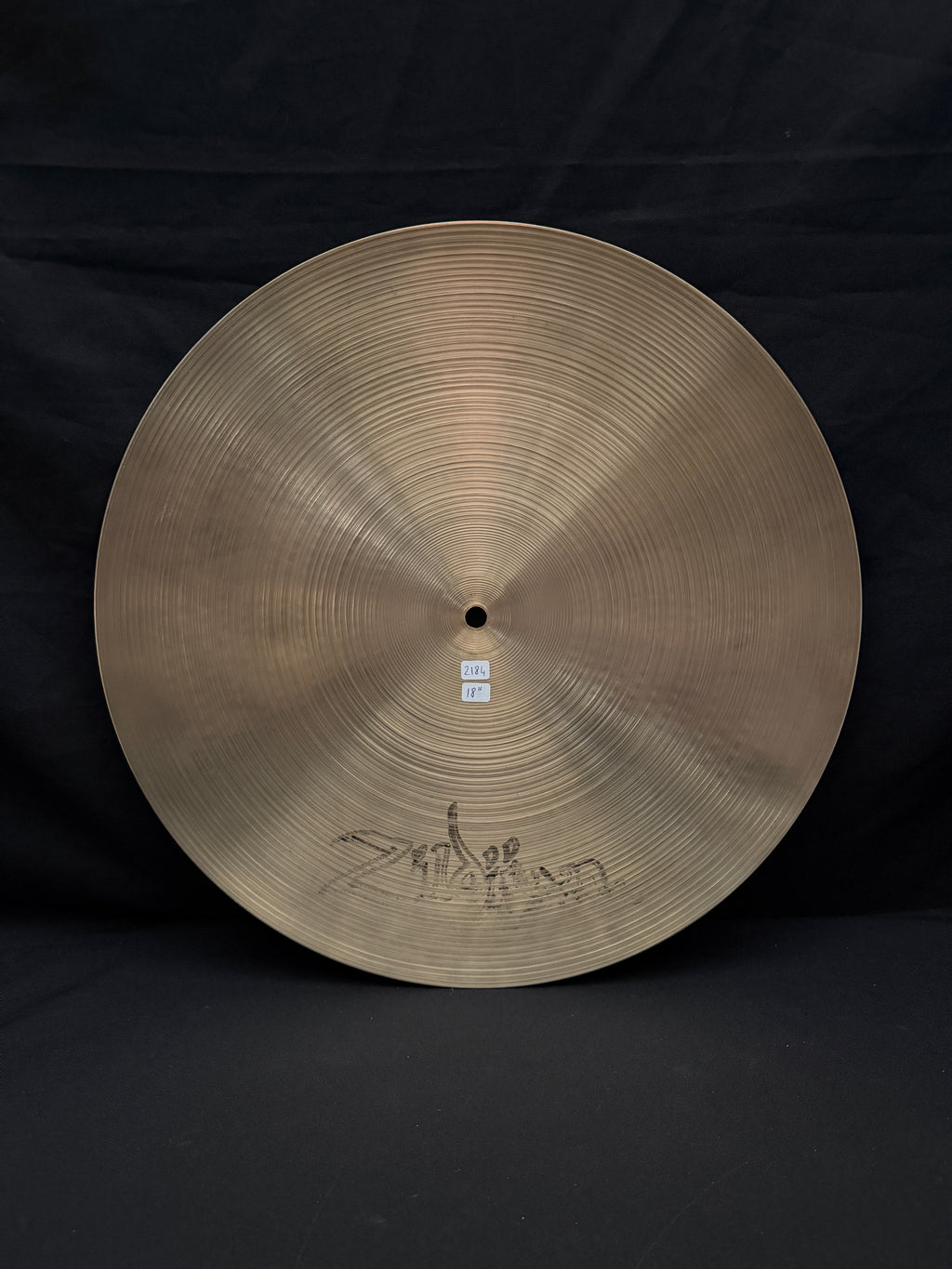 18" Zildjian Avedis Flat Ride 2184 grams from 1978-1982