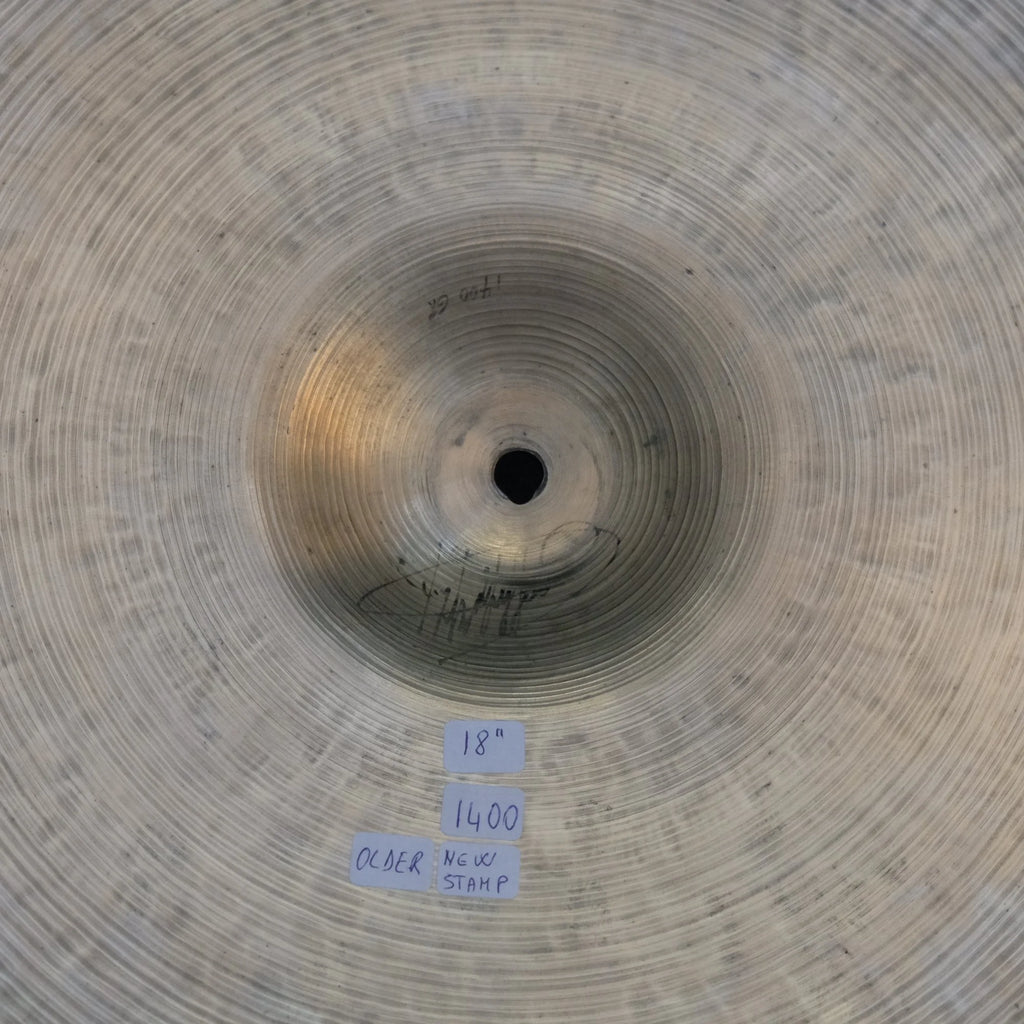 18" Zildjian K Istanbul cymbal Older New Stamp 1400 grams