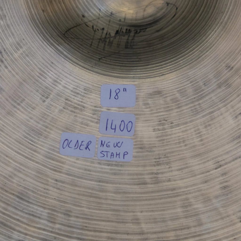 18" Zildjian K Istanbul cymbal Older New Stamp 1400 grams