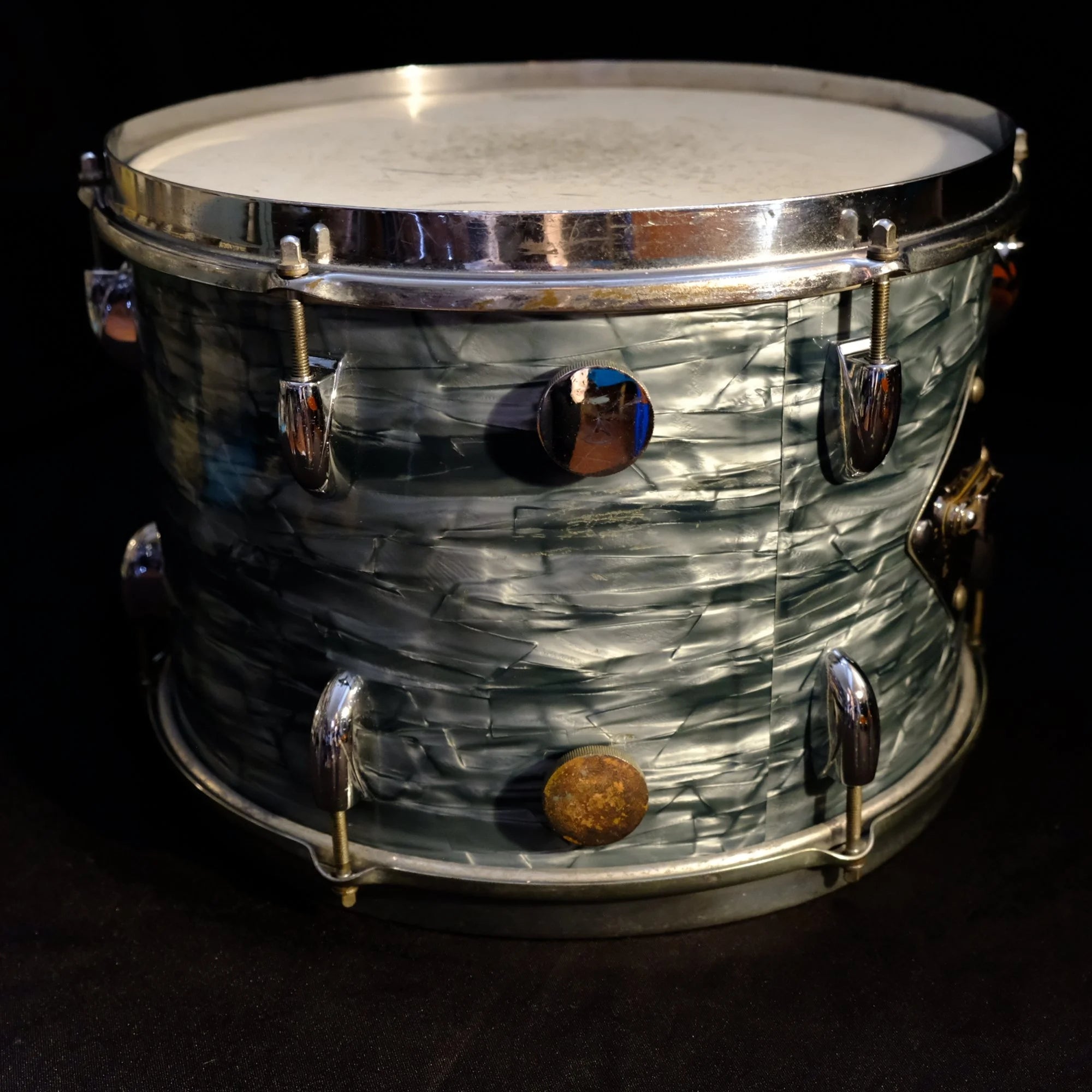 1950's Gretsch 13" x 9" Tom Midnight Blue